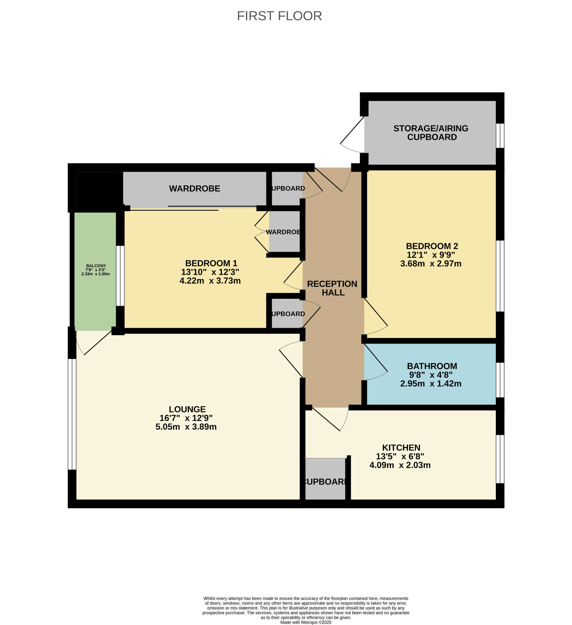 2 bed flat for sale in Langa Street, Glasgow - Property Floorplan