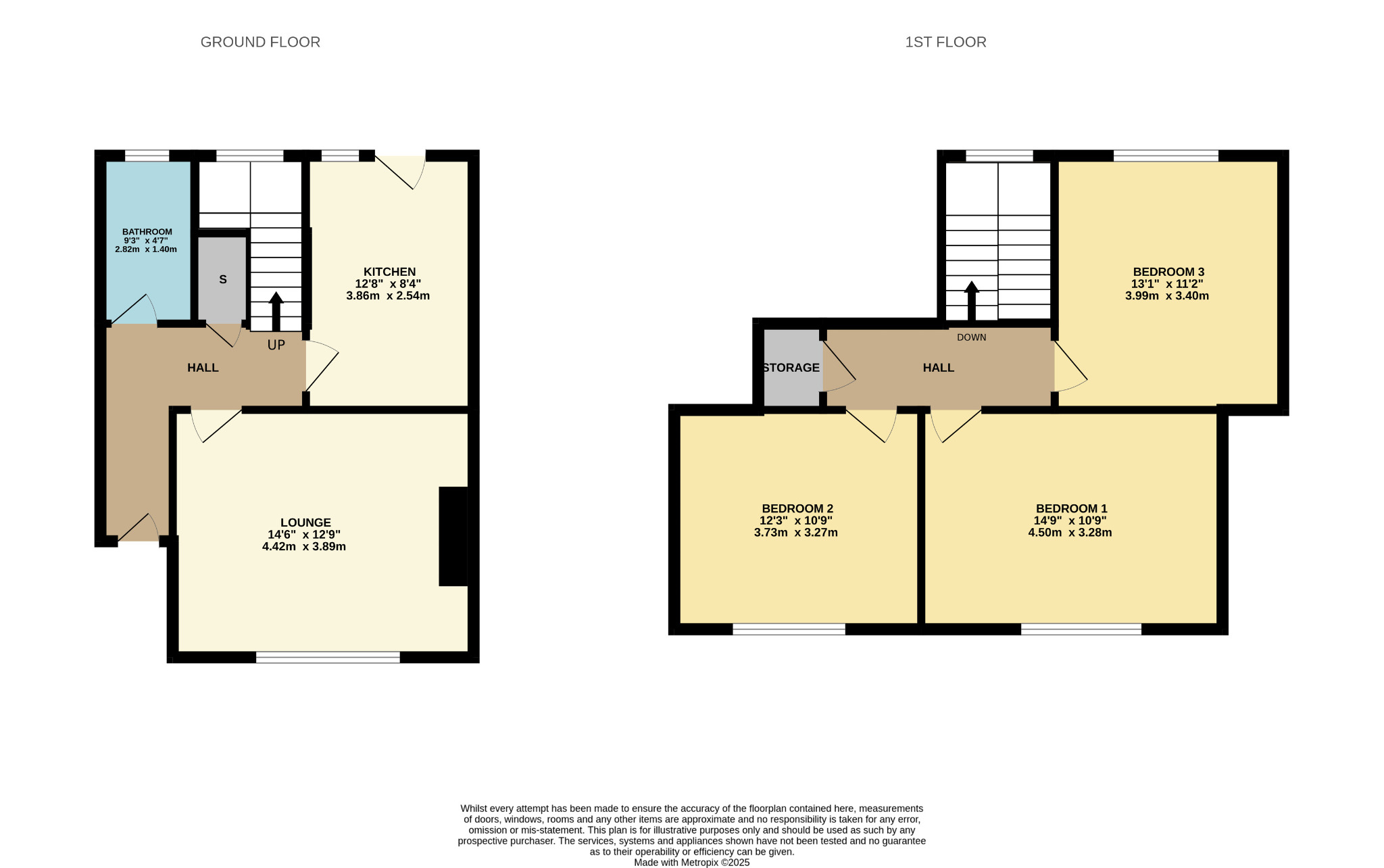 3 bed terraced house for sale in Linburn Road, Glasgow - Property Floorplan