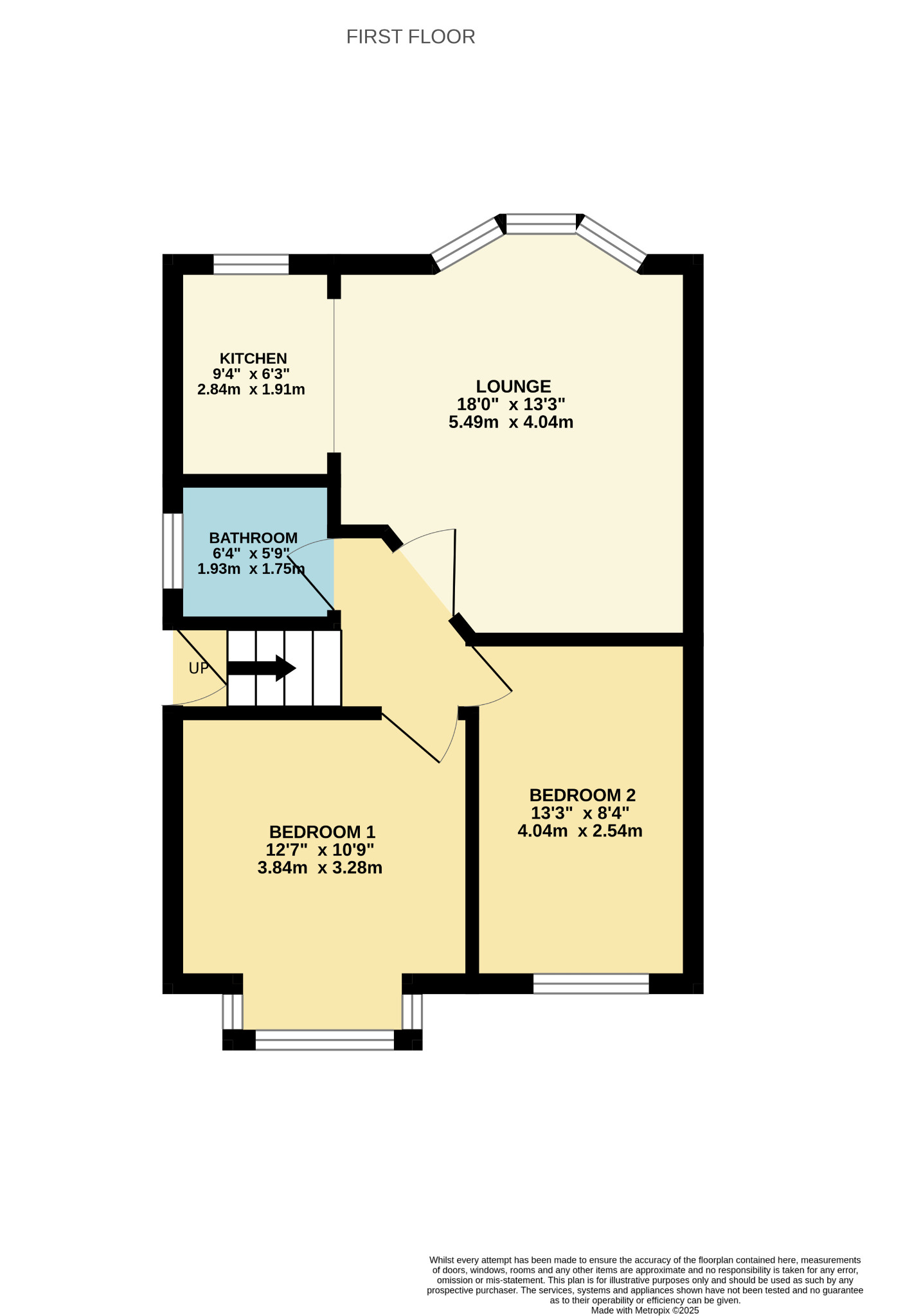 2 bed flat for sale in Iain Road, East Dunbartonshire - Property Floorplan
