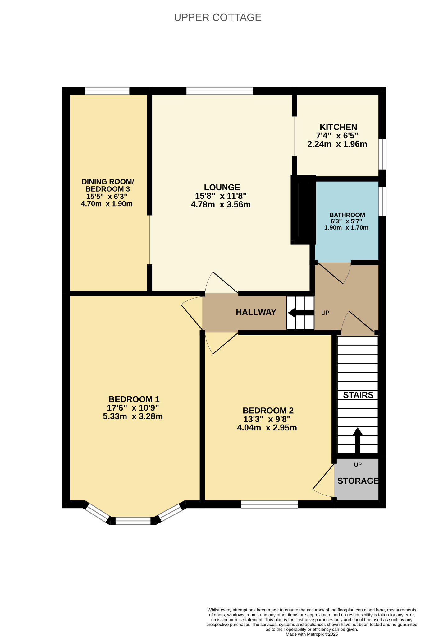 3 bed flat for sale in Dryburn Avenue, Glasgow - Property Floorplan