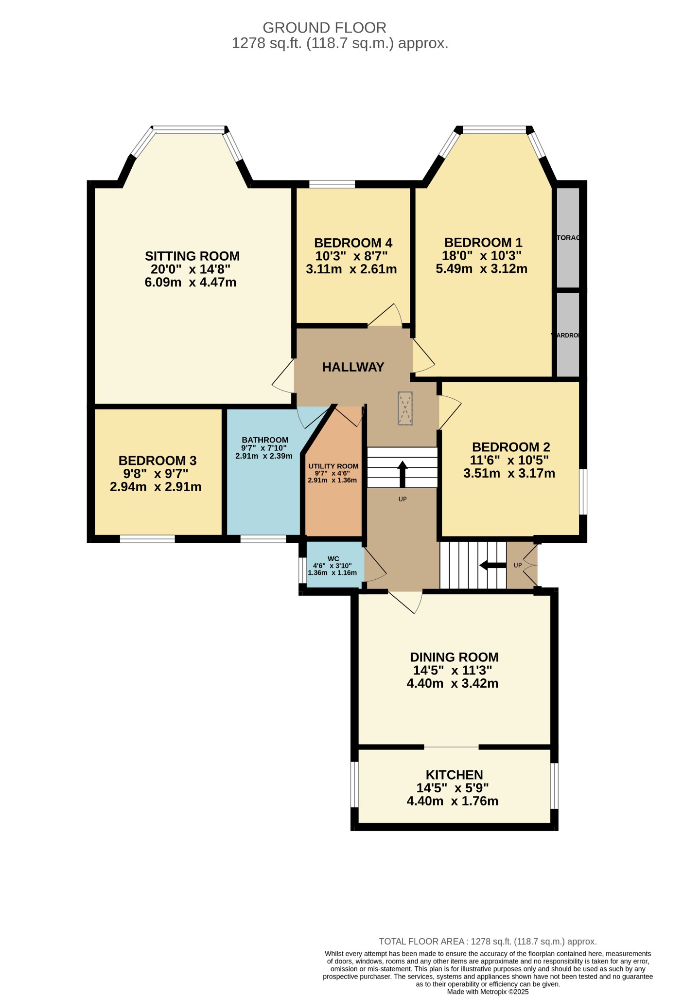 4 bed flat for sale in Ferry Lane, Dunoon - Property Floorplan