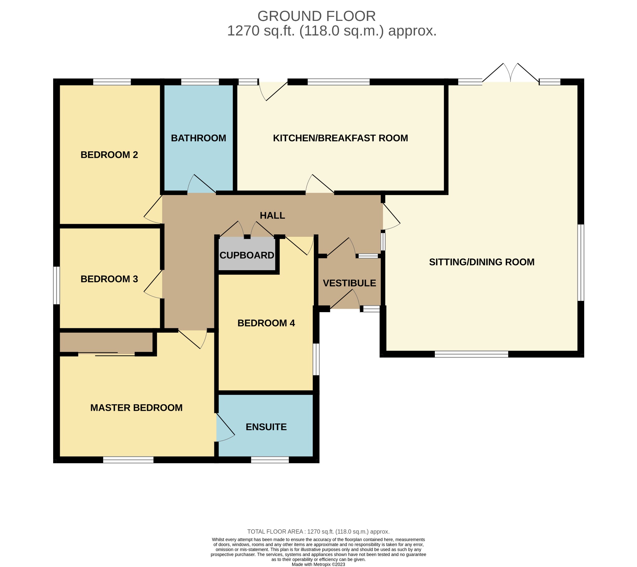 4 bed bungalow for sale in Ardenslate Road, Dunoon - Property Floorplan