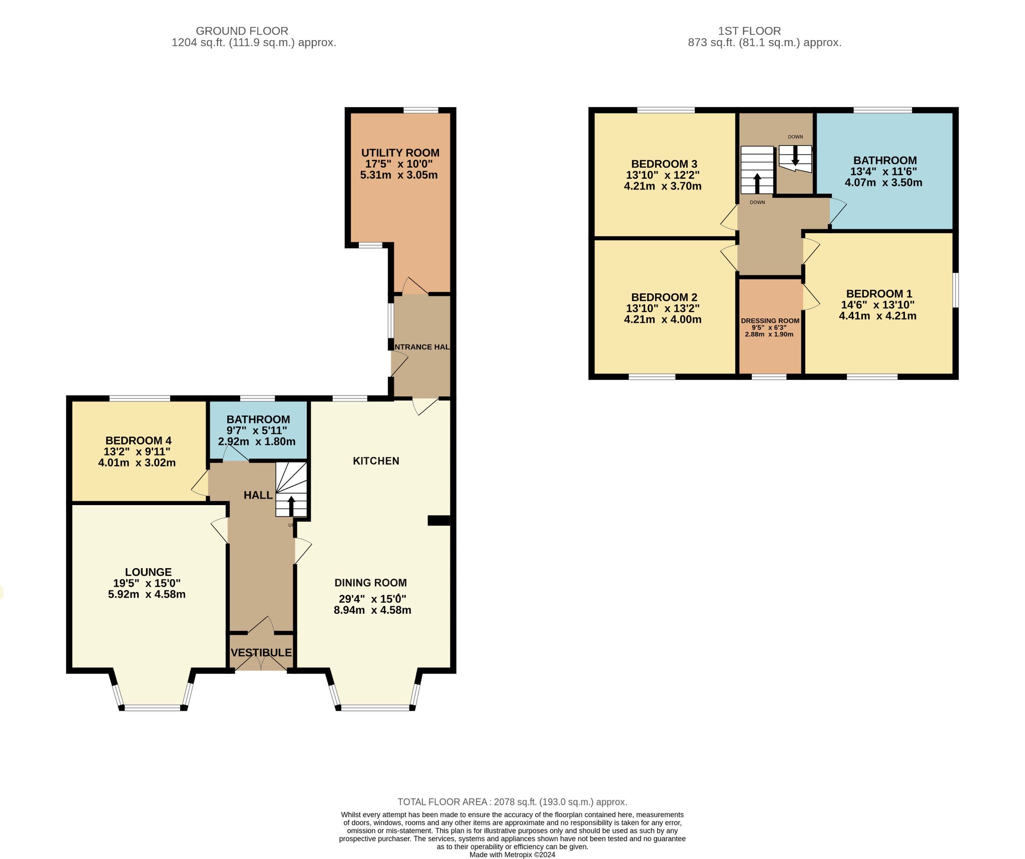 5 bed detached house for sale in Mary Street, Dunoon - Property Floorplan