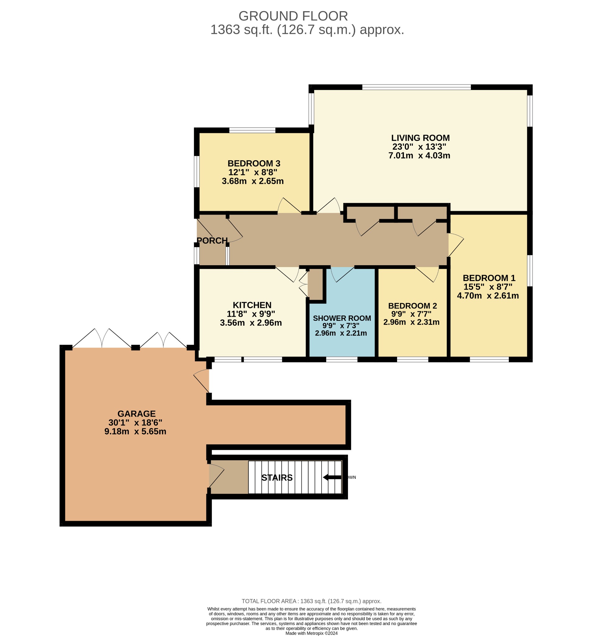 3 bed bungalow for sale in Ardenslate Road, Dunoon - Property Floorplan