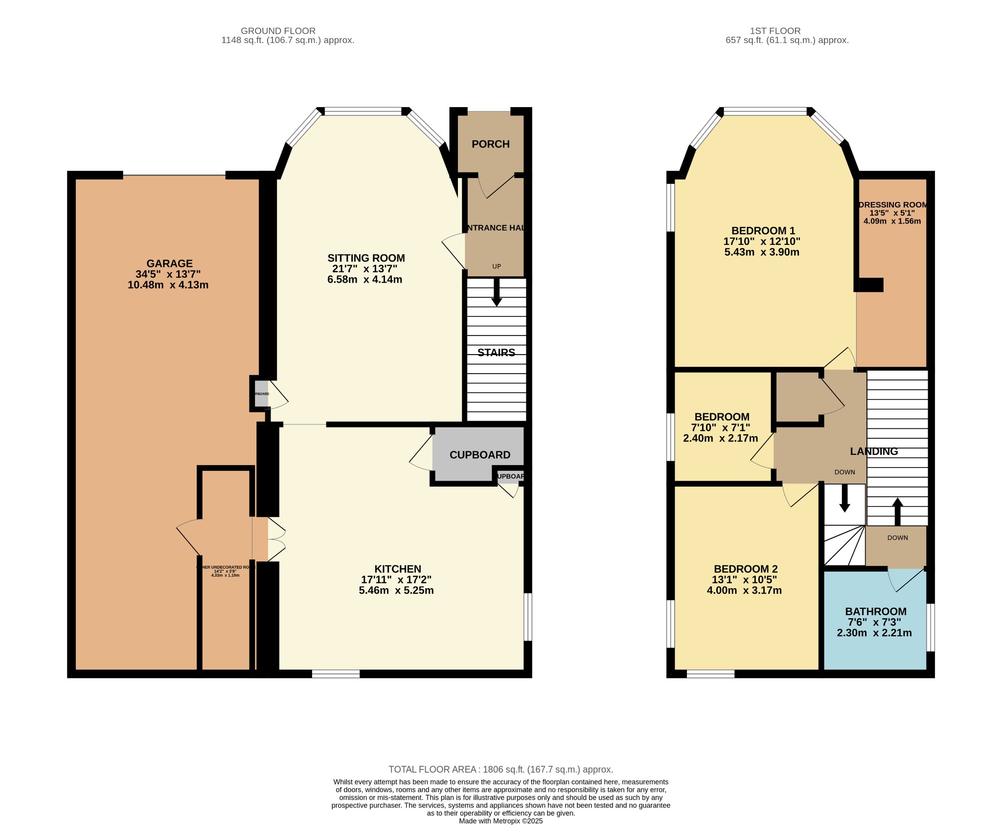 3 bed semi-detached house for sale in Edward Street, Dunoon - Property Floorplan