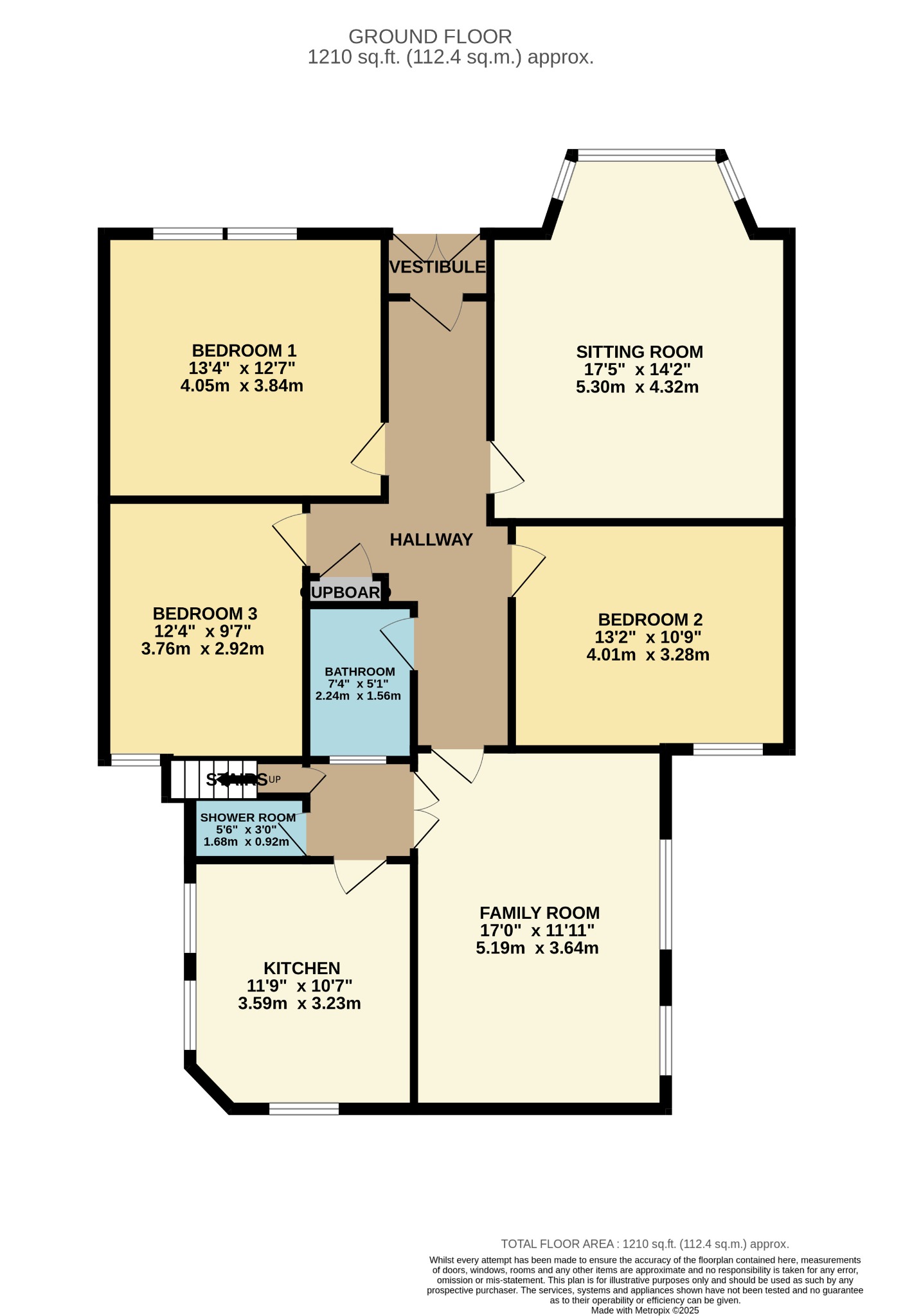 3 bed semi-detached house for sale in Victoria Road, Dunoon - Property Floorplan