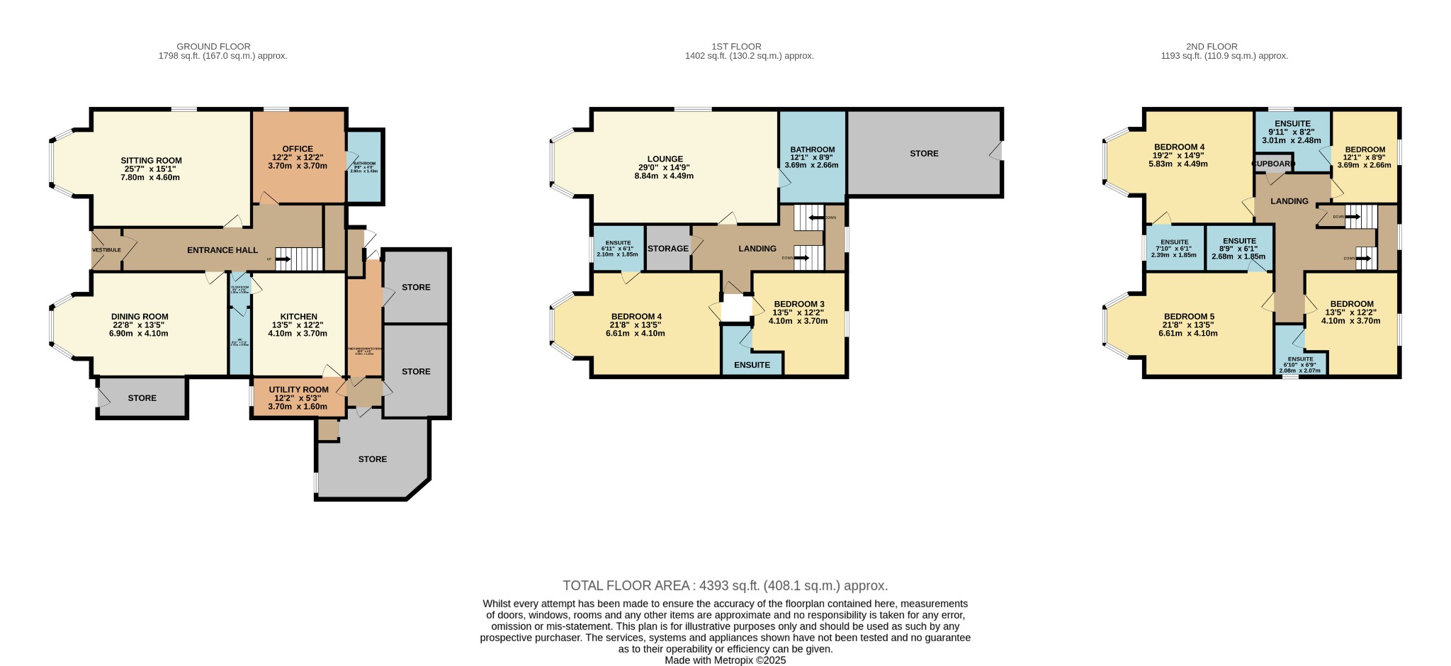6 bed detached house for sale in Bullwood Road, Dunoon - Property Floorplan