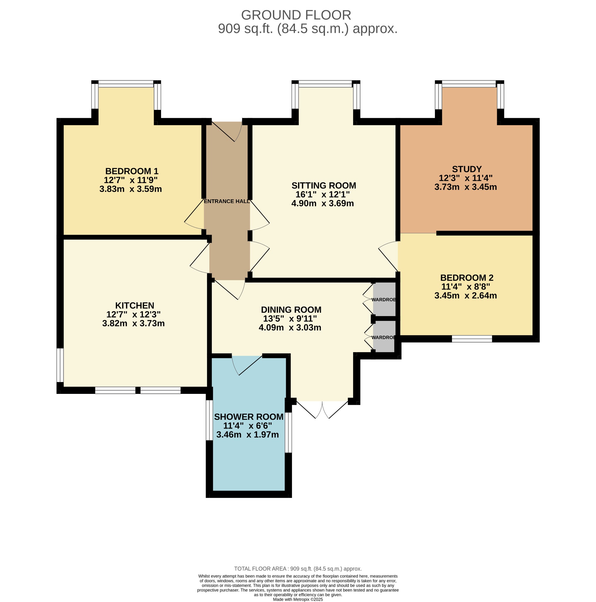 6 bed detached house for sale in Bullwood Road, Dunoon - Property Floorplan