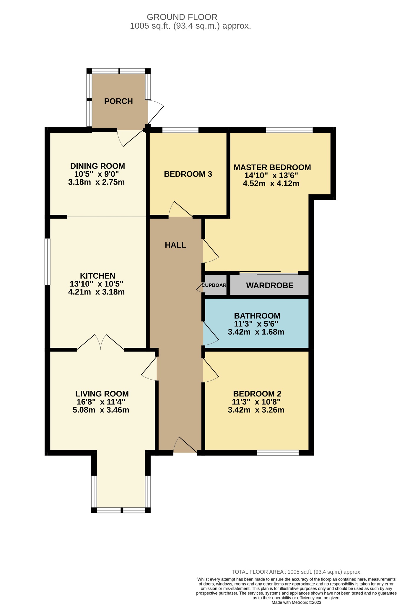 3 bed semi-detached bungalow for sale in Edward Street, Dunoon - Property Floorplan