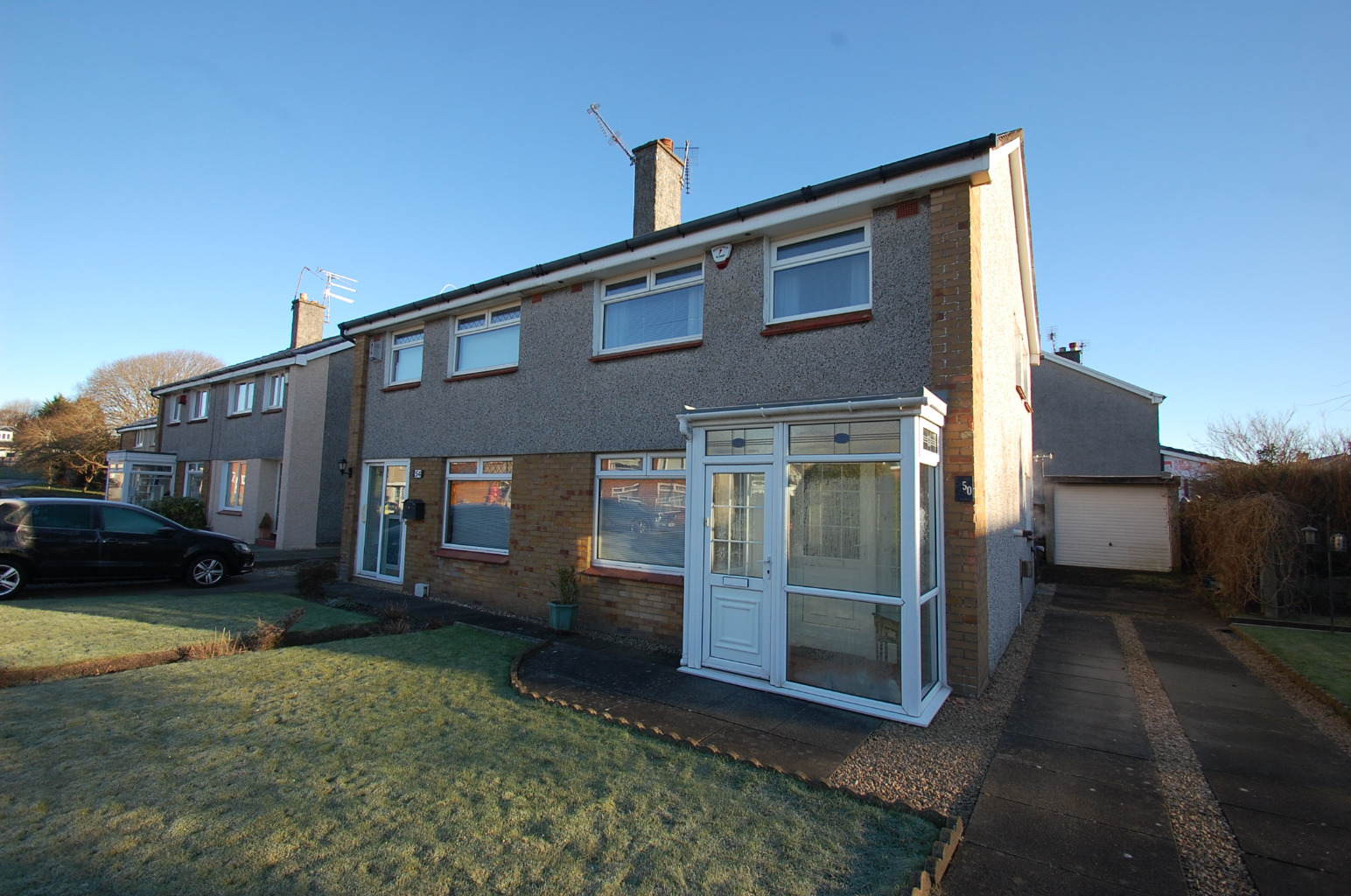 3 bed semi-detached house for sale in Ralston Drive, Glasgow - Property Image 1