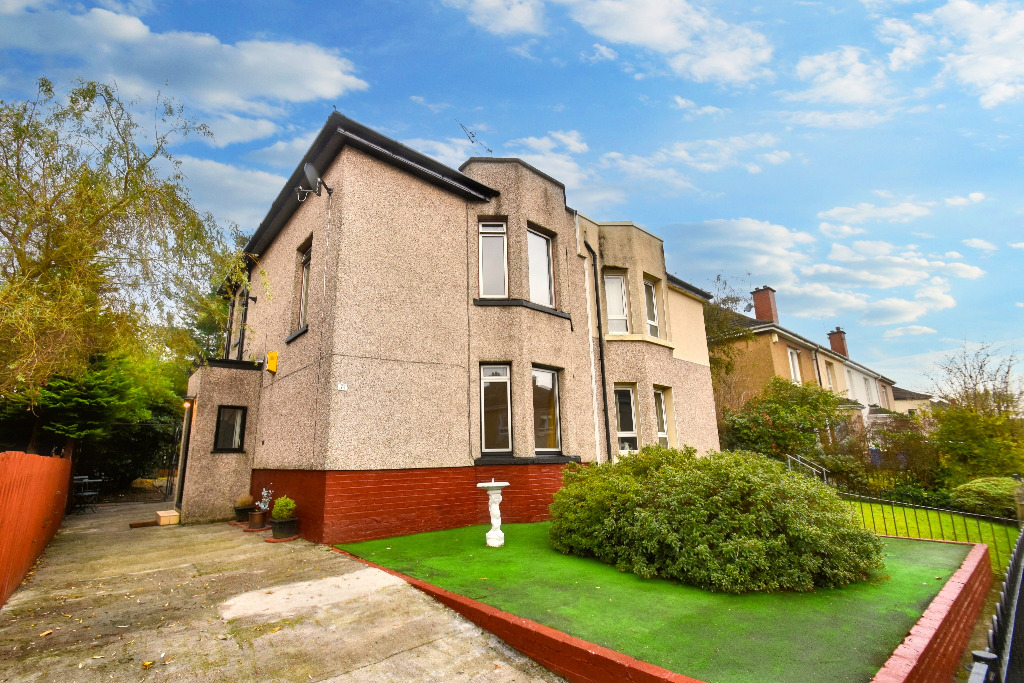 3 bed semi-detached house for sale in Ladykirk Drive, Glasgow  - Property Image 1