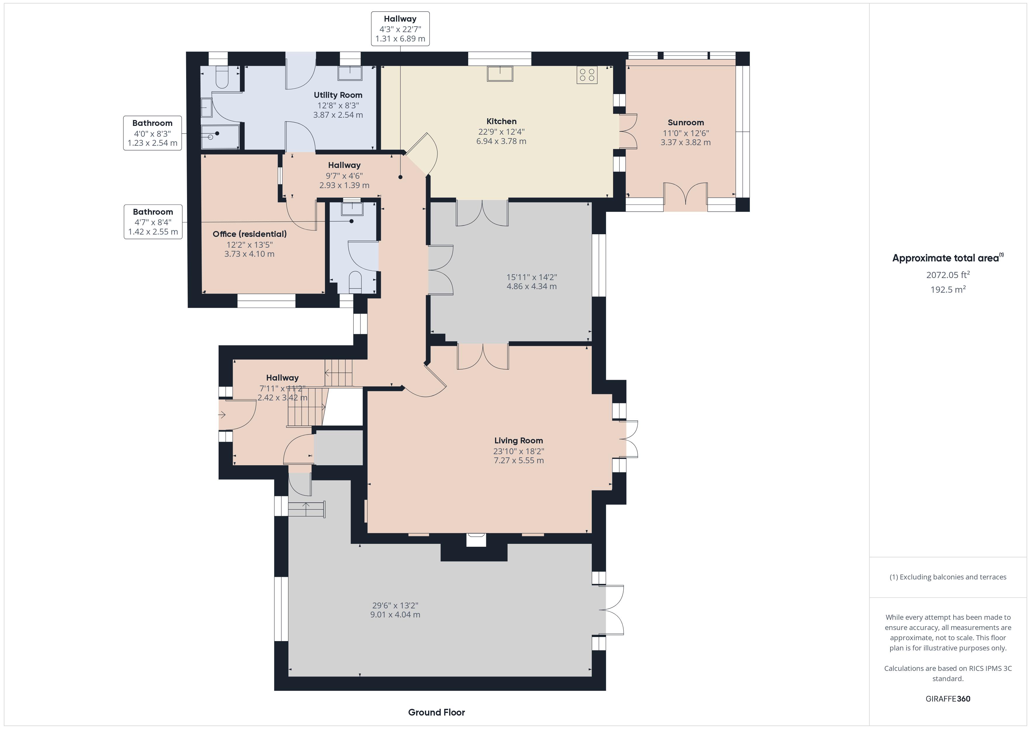 6 bed for sale in Capstone Ridge, Gillingham - Property Floorplan