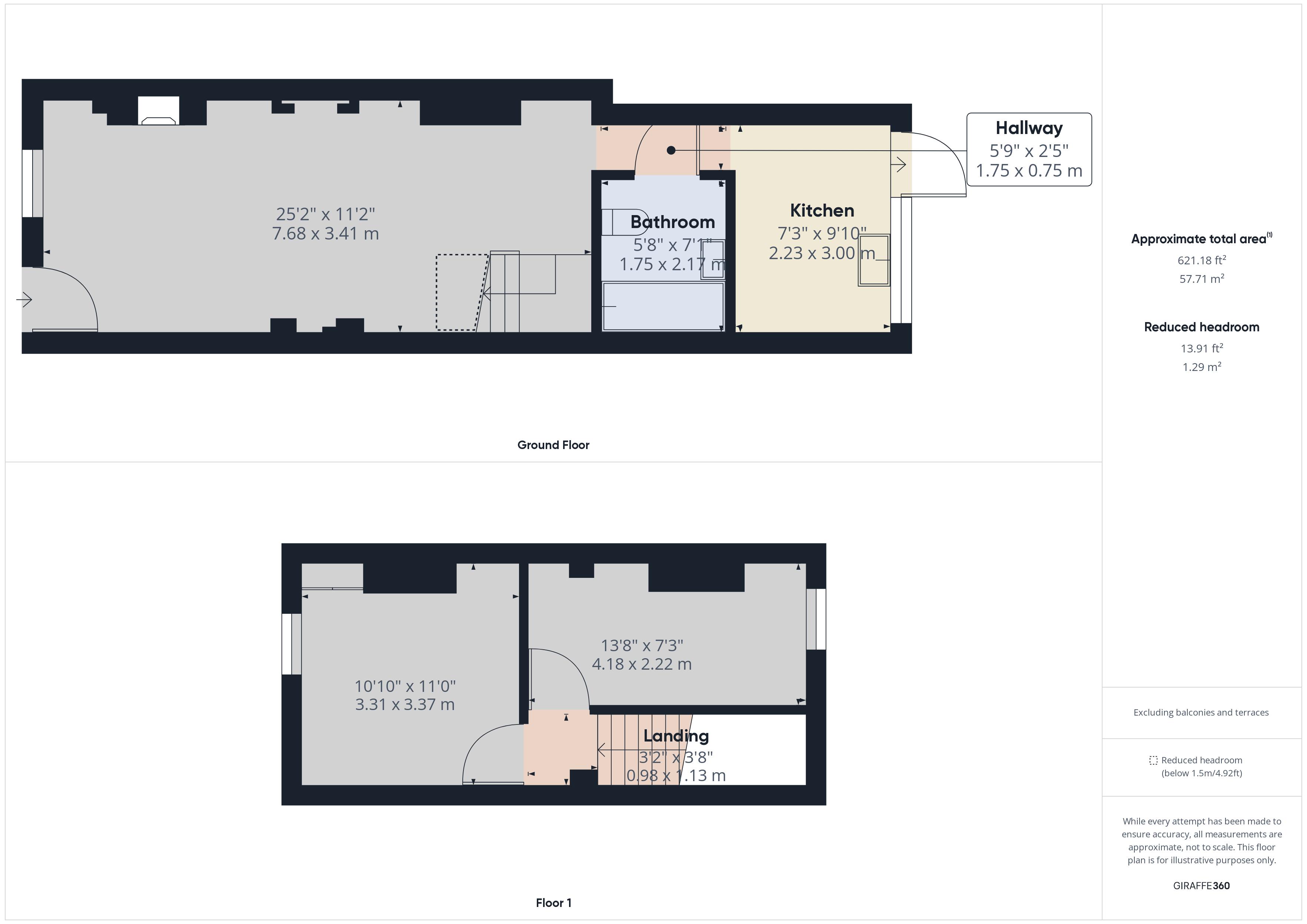 2 bed house for sale in Mayfair, Rochester - Property Floorplan