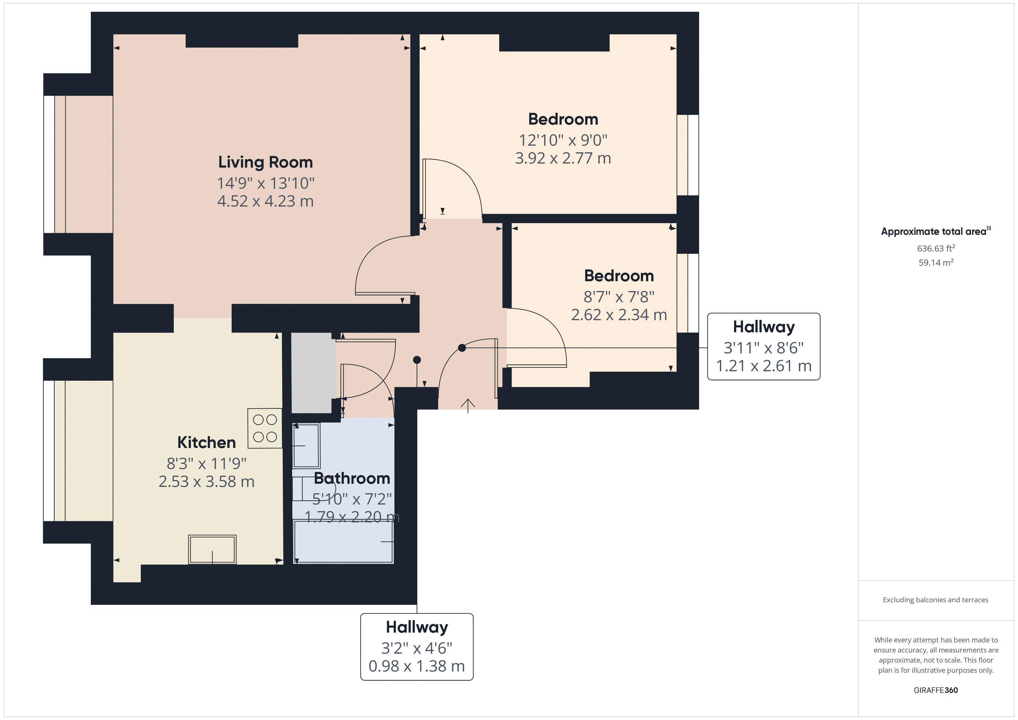2 bed for sale in High Street, Rochester - Property Floorplan