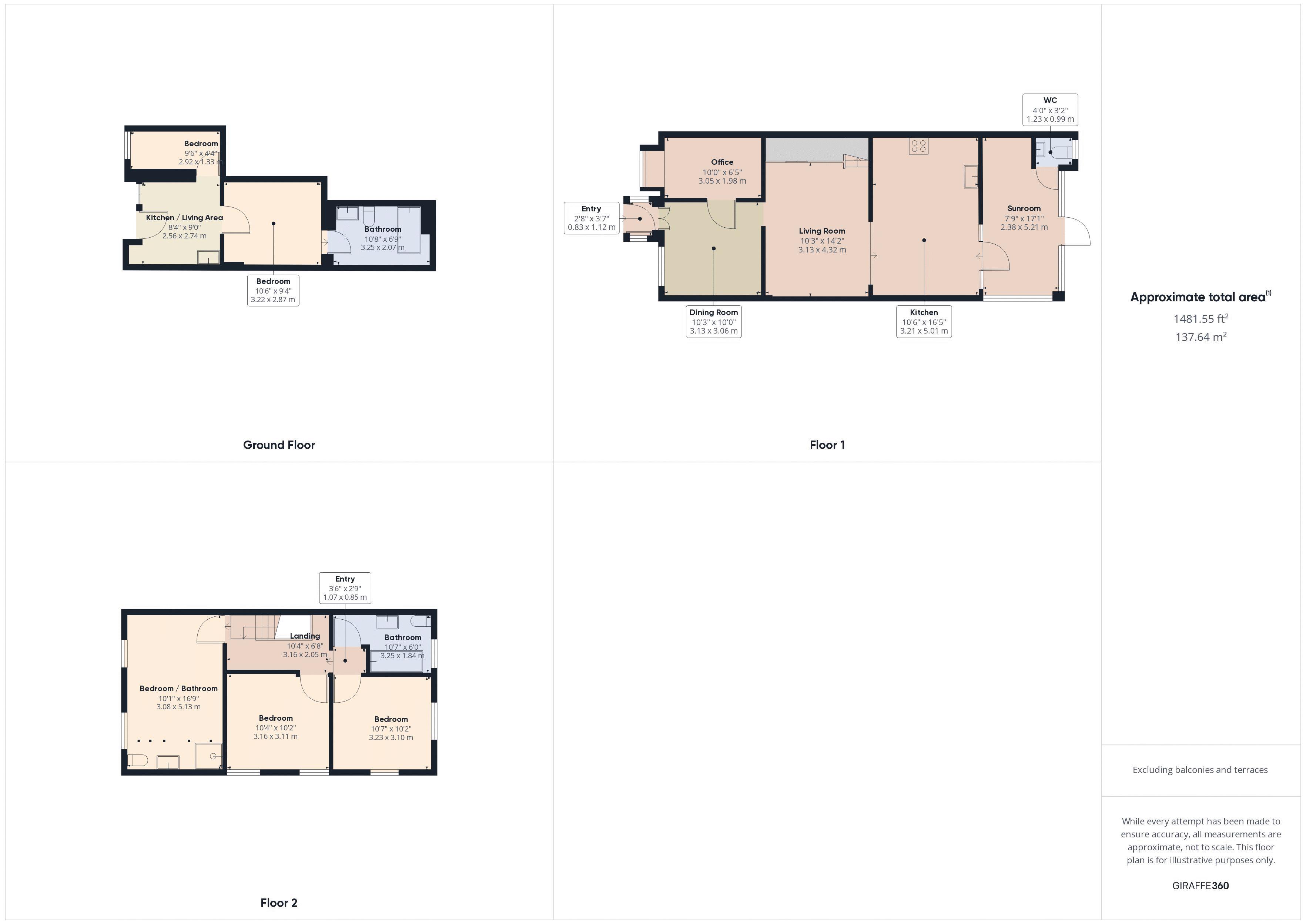 3 bed house for sale in Gillingham Road, Gillingham - Property Floorplan