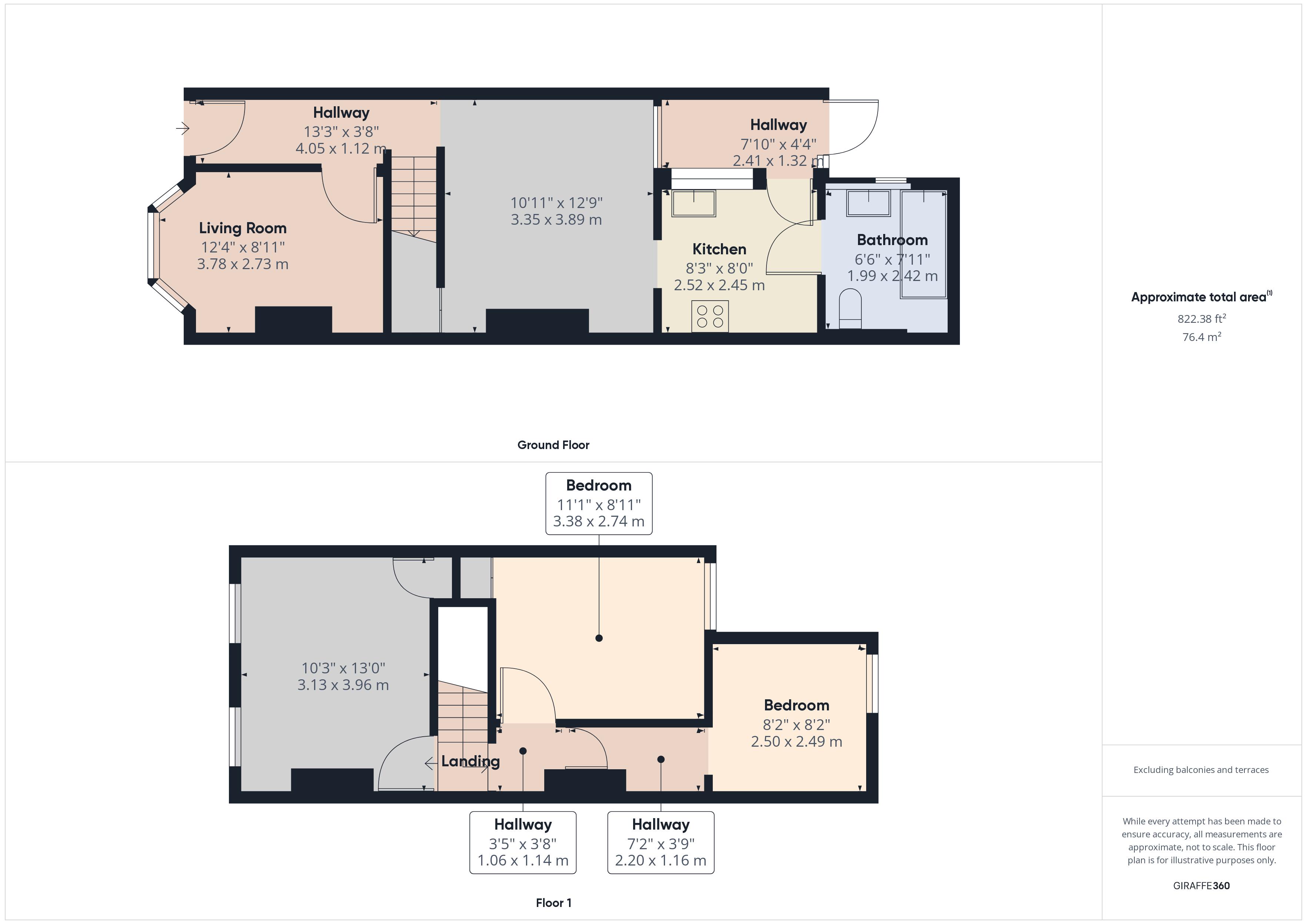 3 bed house for sale in Borstal Street, Rochester - Property Floorplan