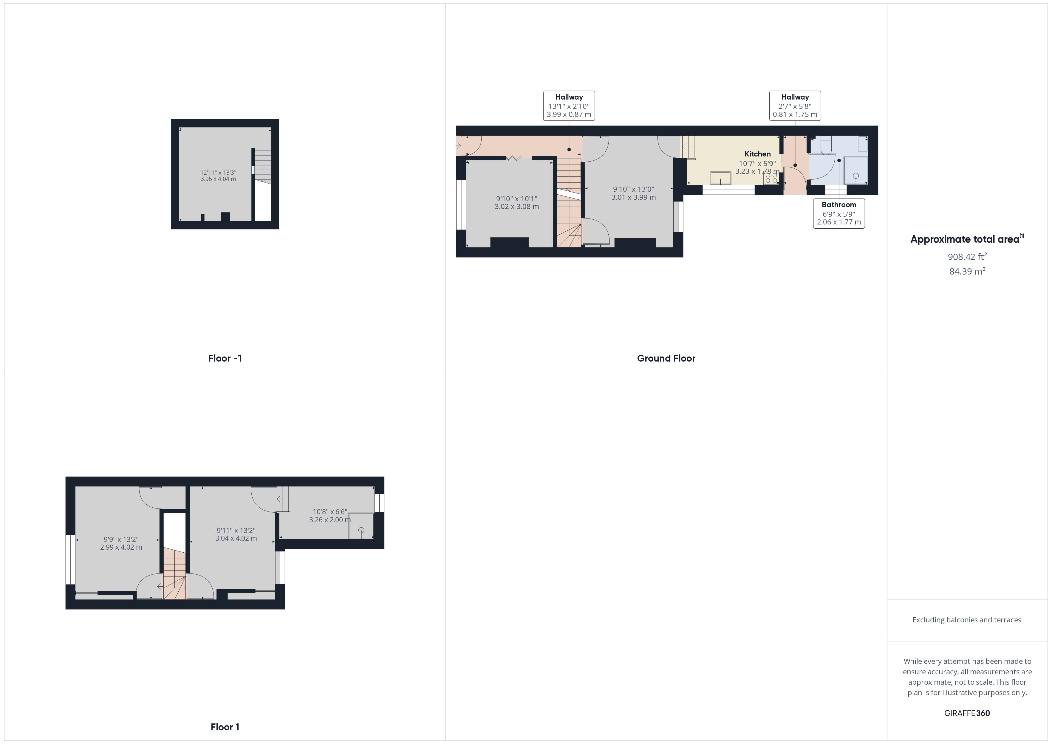 3 bed house for sale in Paget Street, Gillingham - Property Floorplan