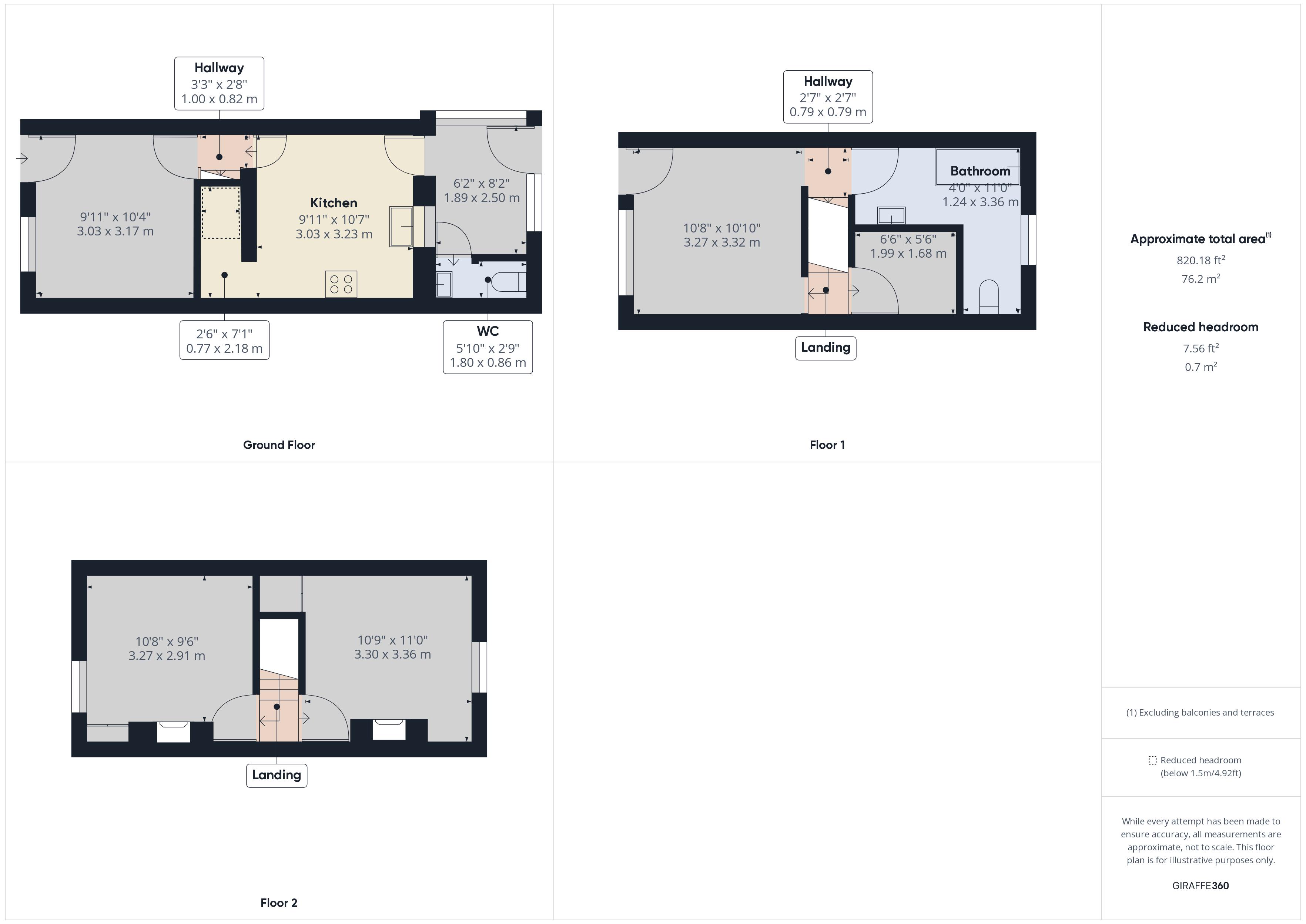 3 bed house for sale in Borstal Street, Rochester - Property Floorplan