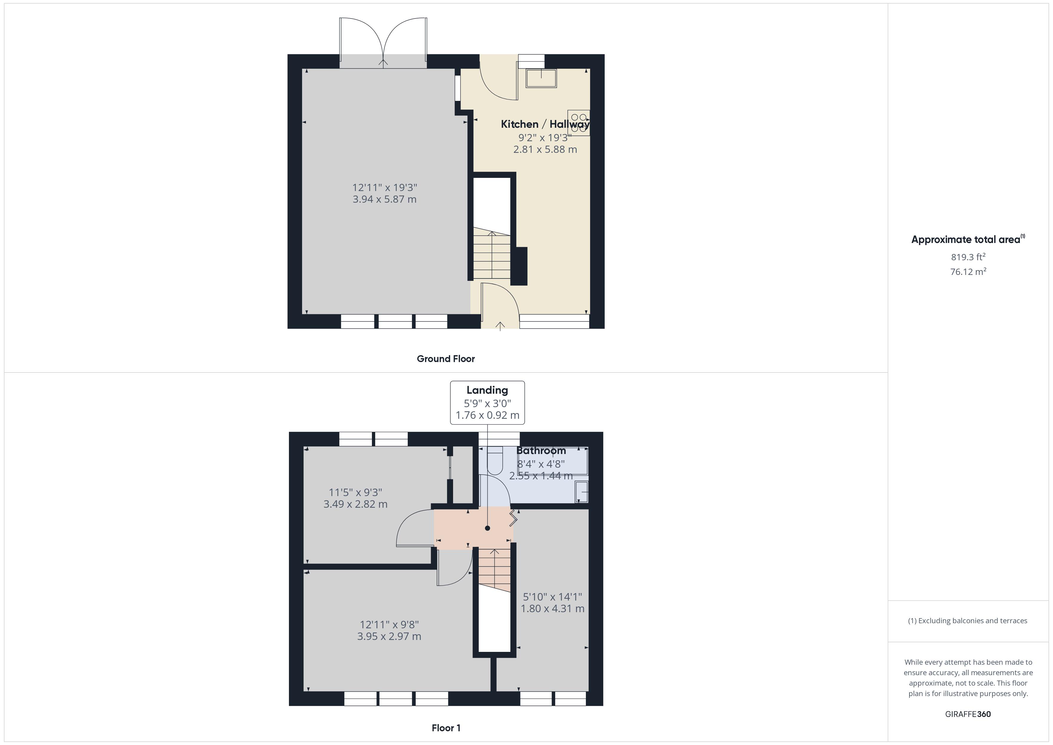 3 bed house to rent in Sycamore Road, Rochester - Property Floorplan