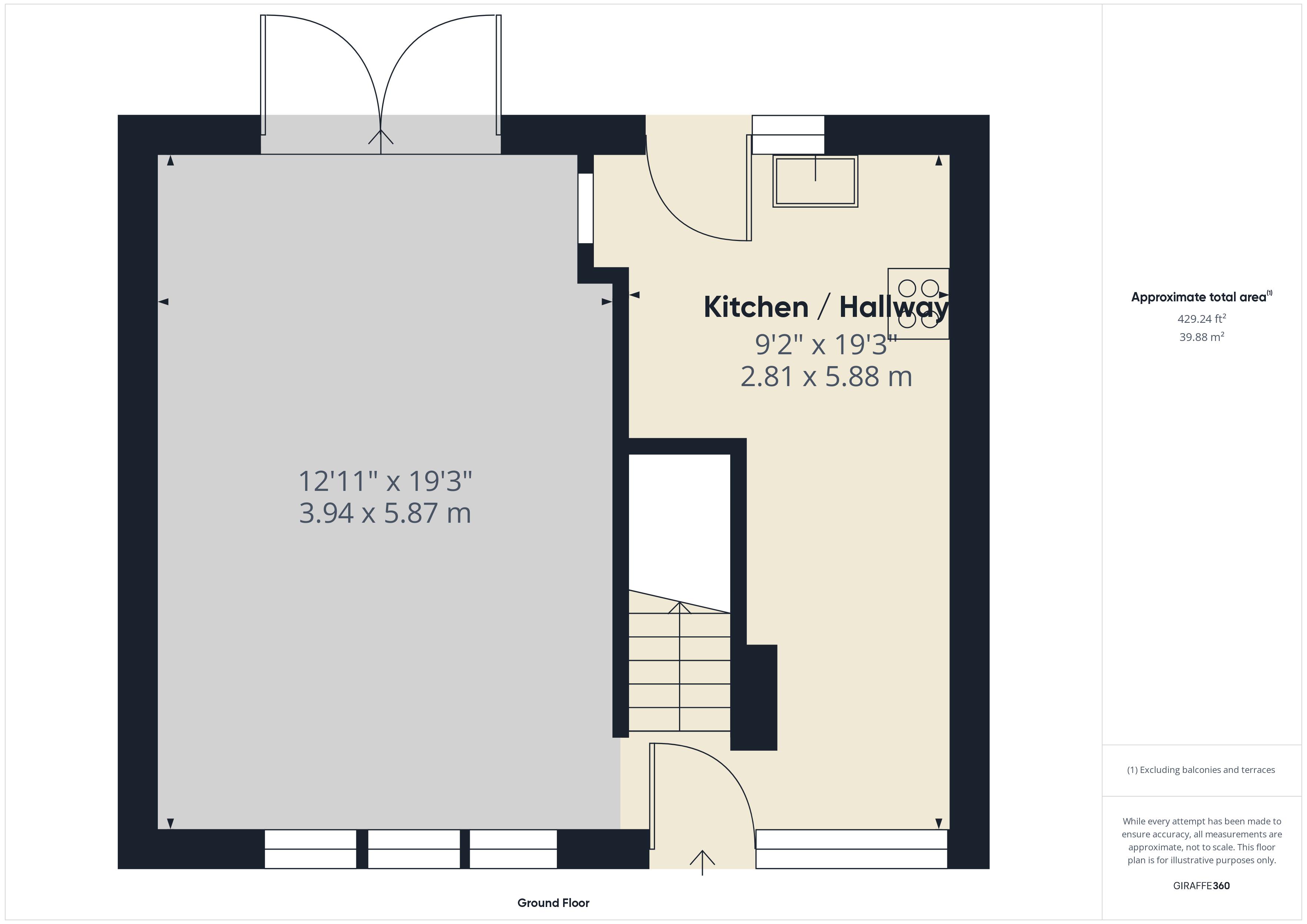 3 bed house to rent in Sycamore Road, Rochester - Property Floorplan