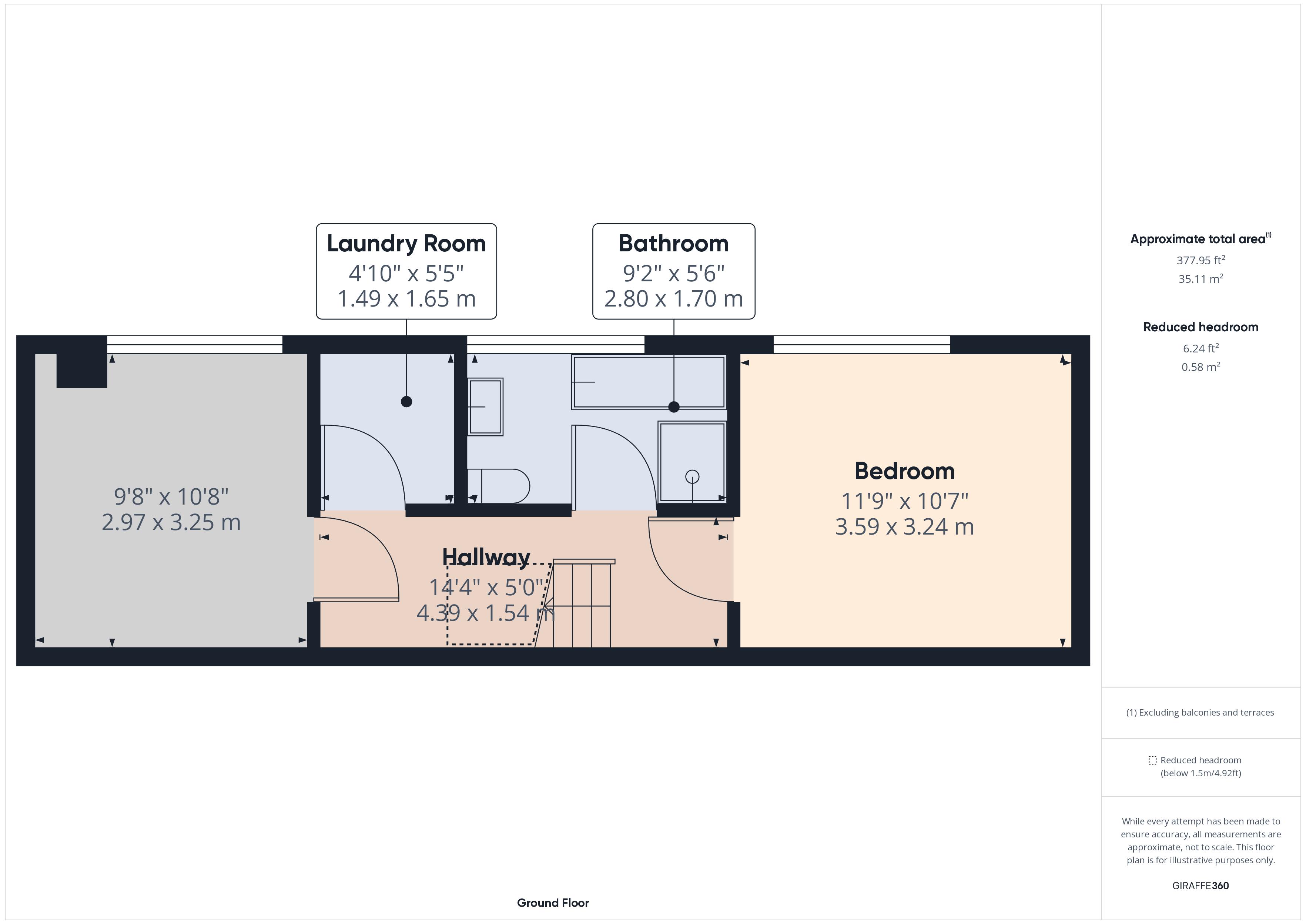 2 bed house boat for sale in Knight Road, Rochester - Property Floorplan