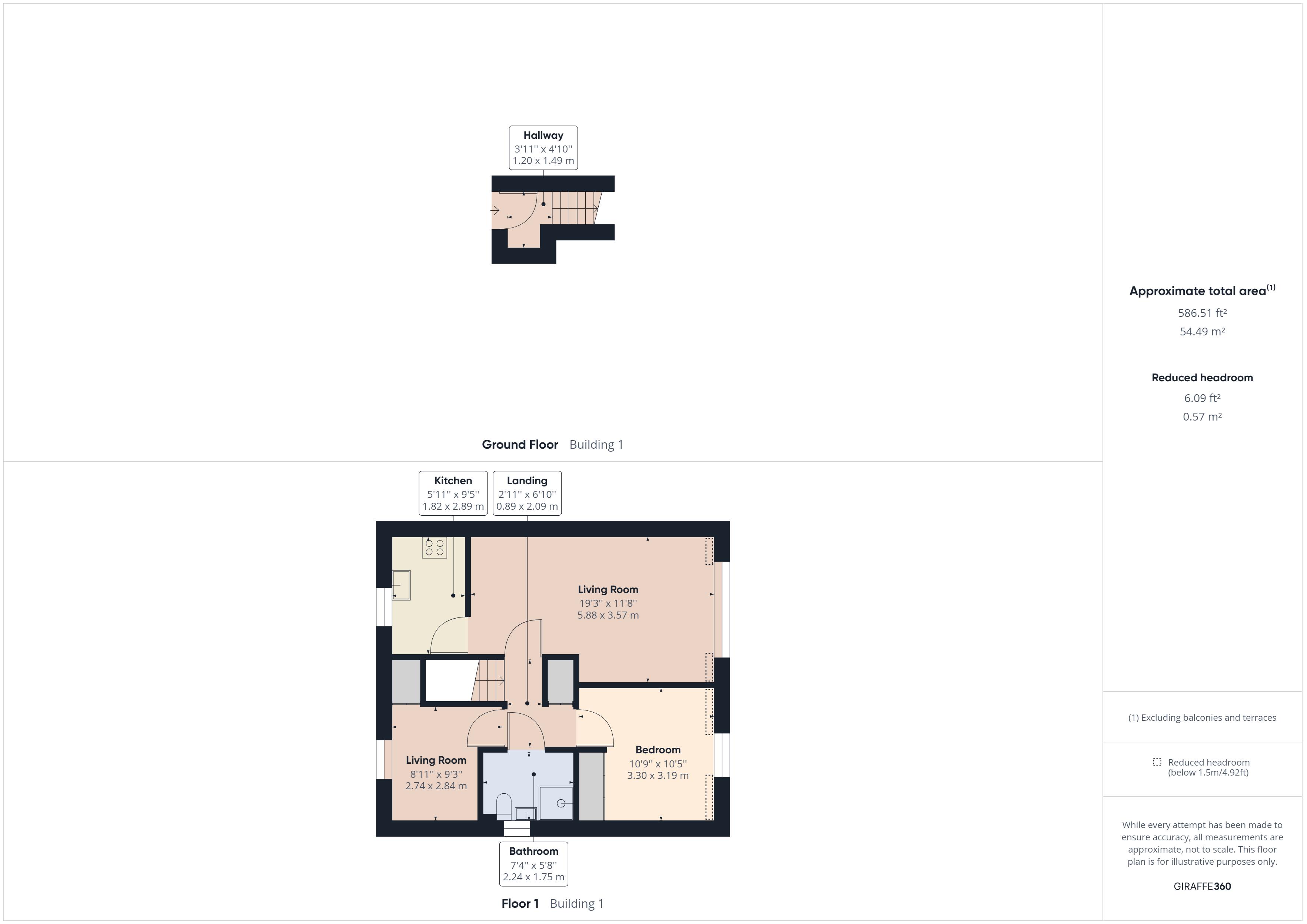 2 bed flat for sale in Flack Gardens, Rochester - Property Floorplan