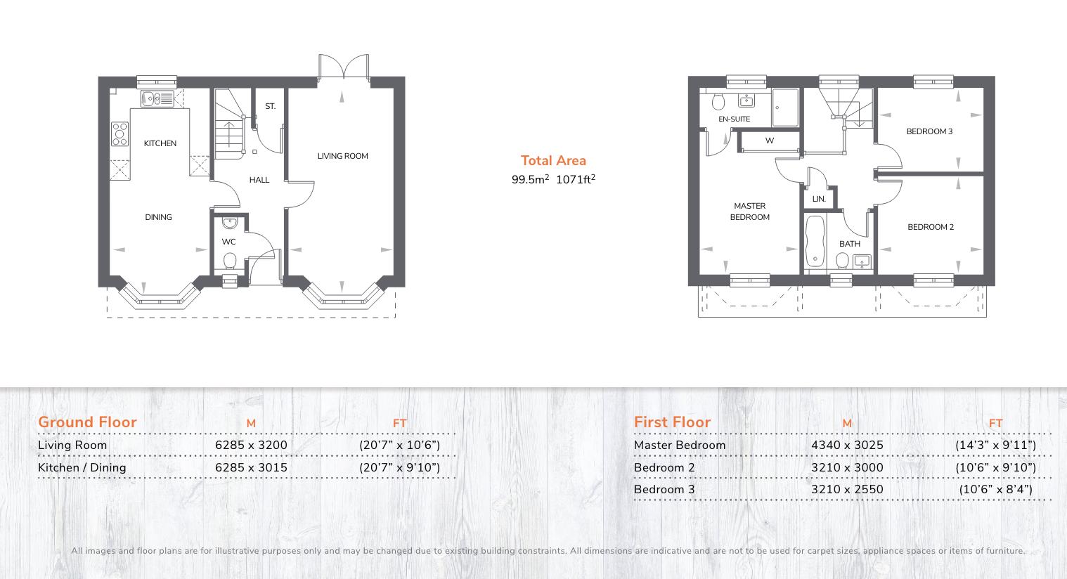 3 bed house for sale in Braeburn Drive, Rochester - Property Floorplan