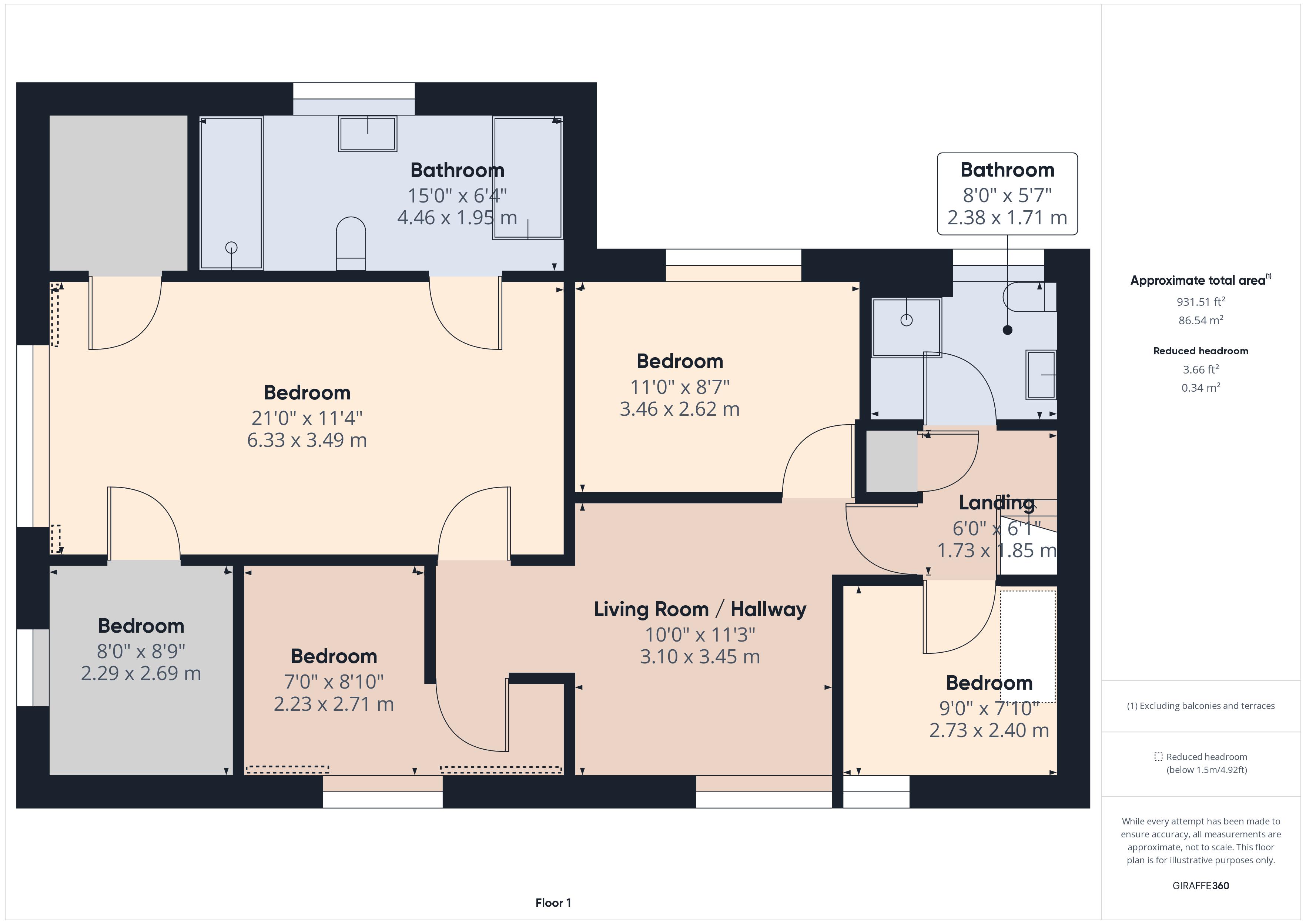 7 bed house for sale in Trevale Road, Rochester - Property Floorplan