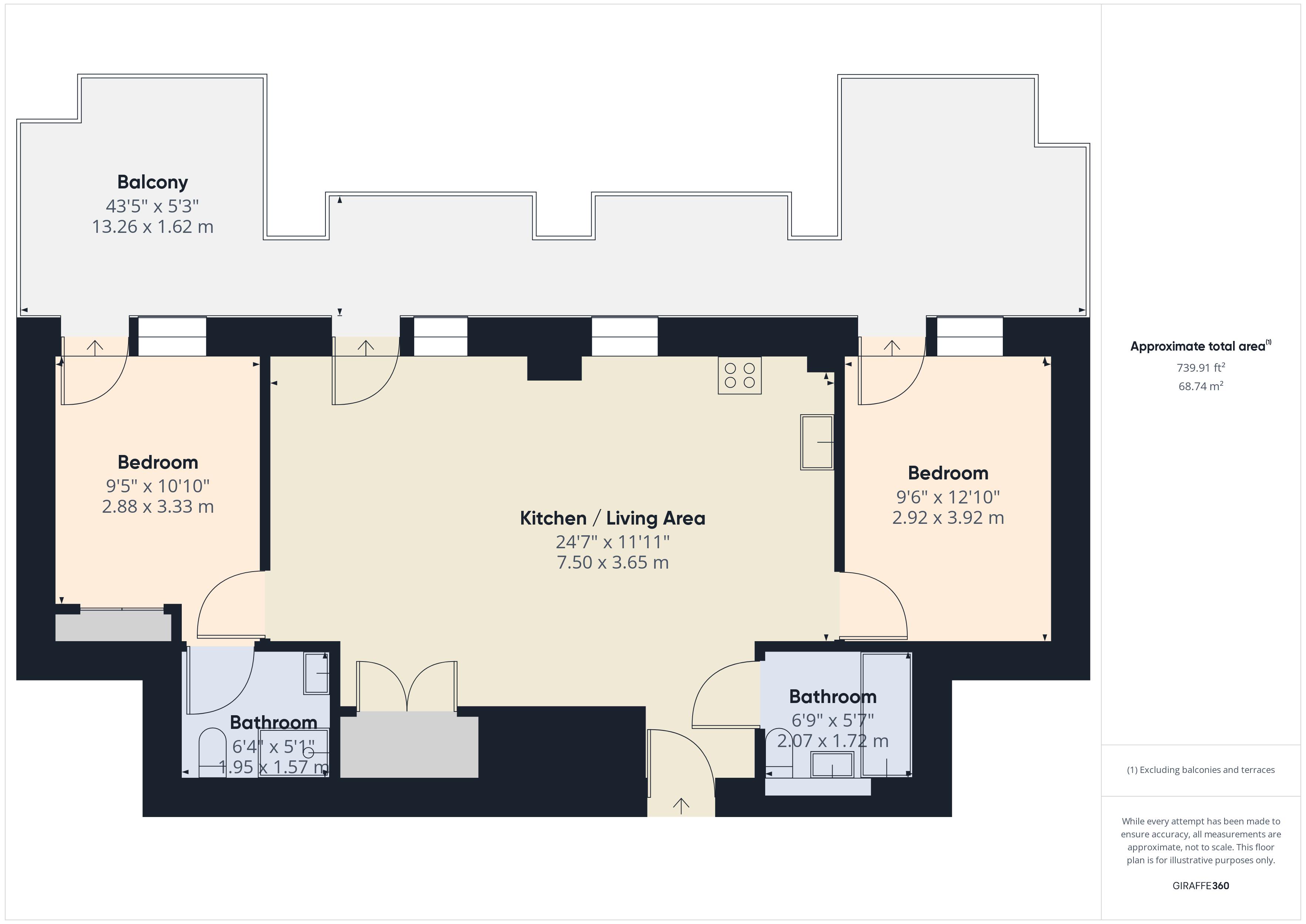 2 bed for sale in Whiffen's Ave, Chatham - Property Floorplan