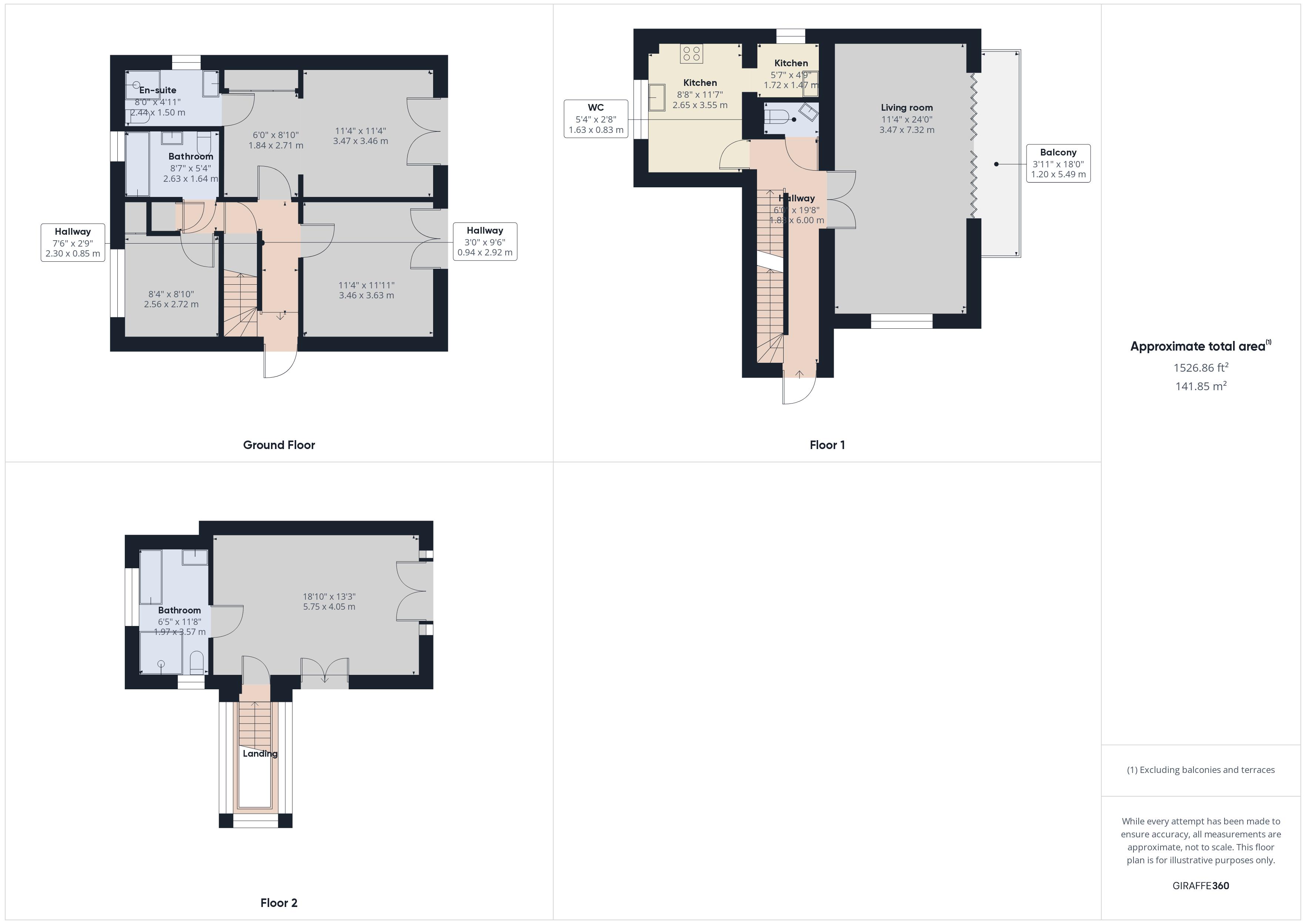 4 bed for sale in Upper Luton Road, Chatham - Property Floorplan