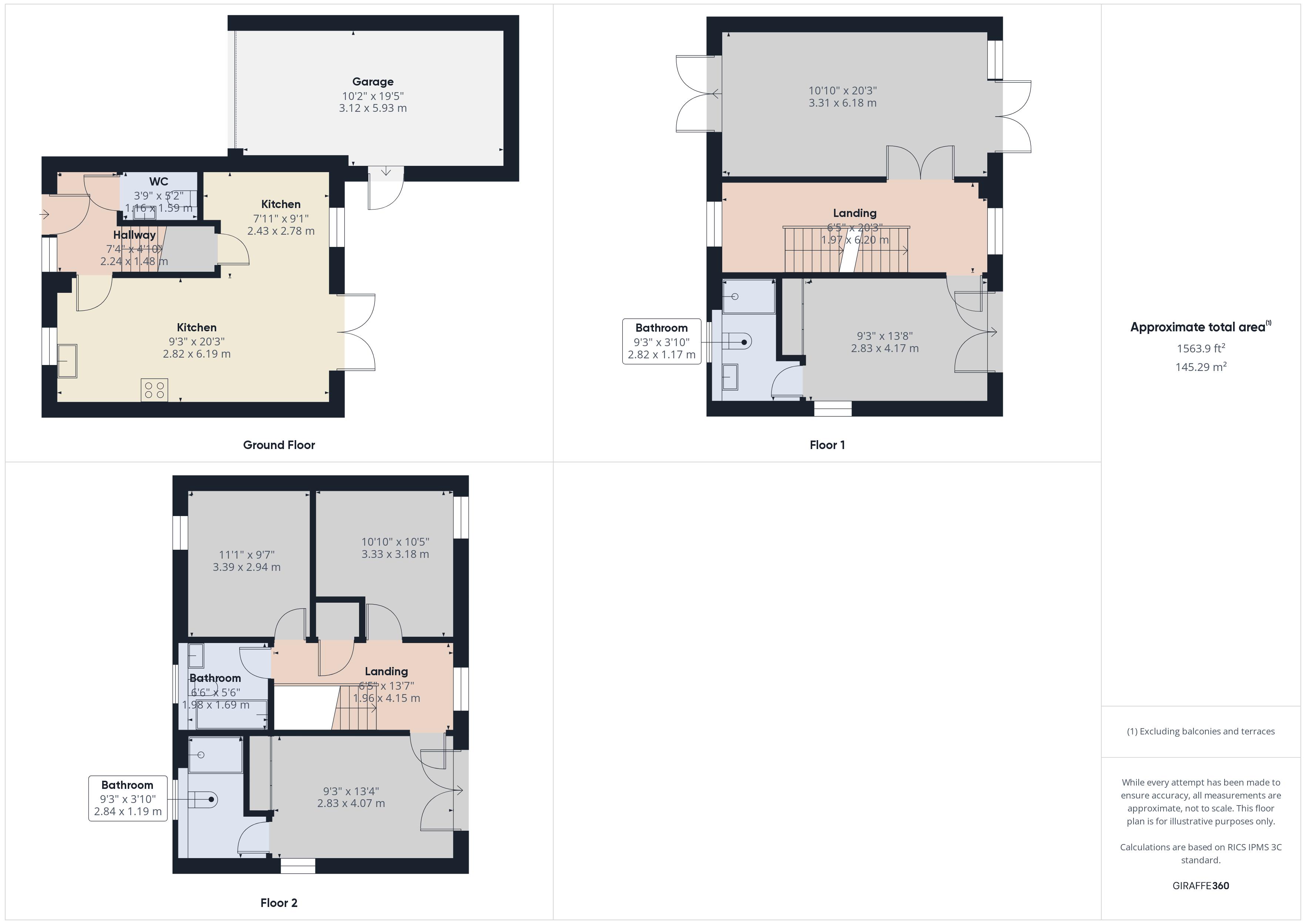 4 bed house for sale in Little Victory Mount, Chatham - Property Floorplan