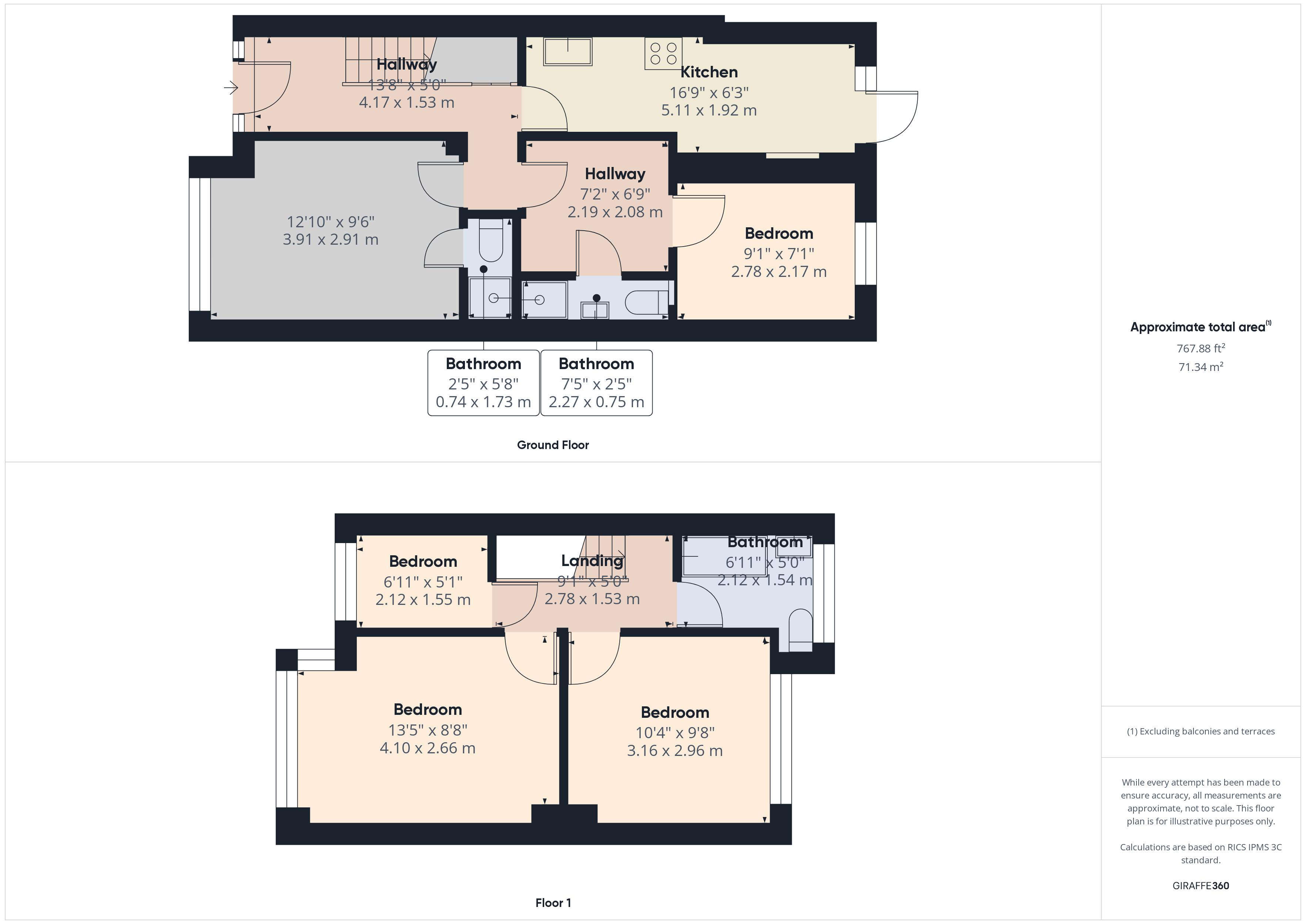 4 bed house for sale in Randolph Approach, London - Property Floorplan