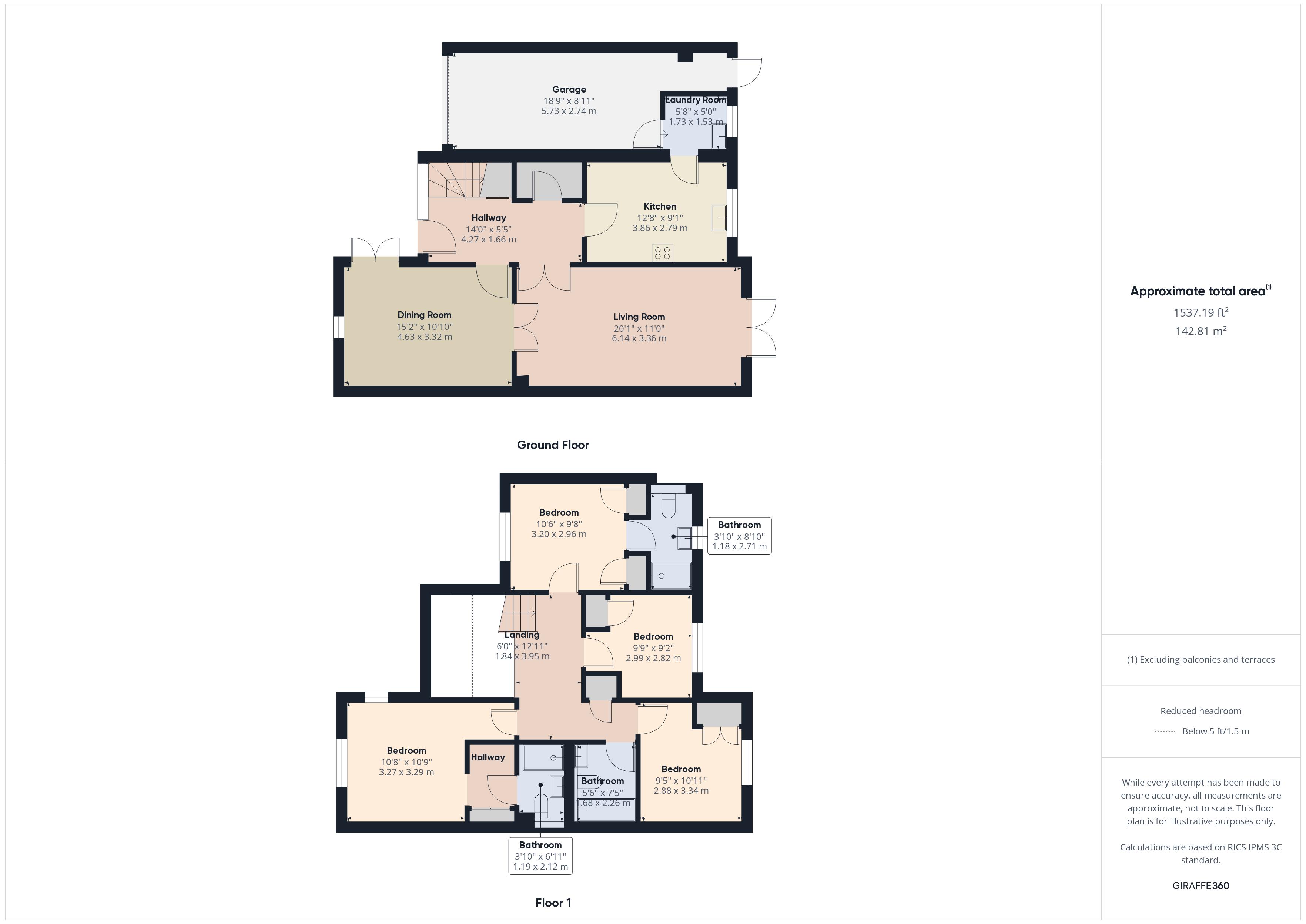 4 bed house to rent in Dunlin Drive, Chatham - Property Floorplan