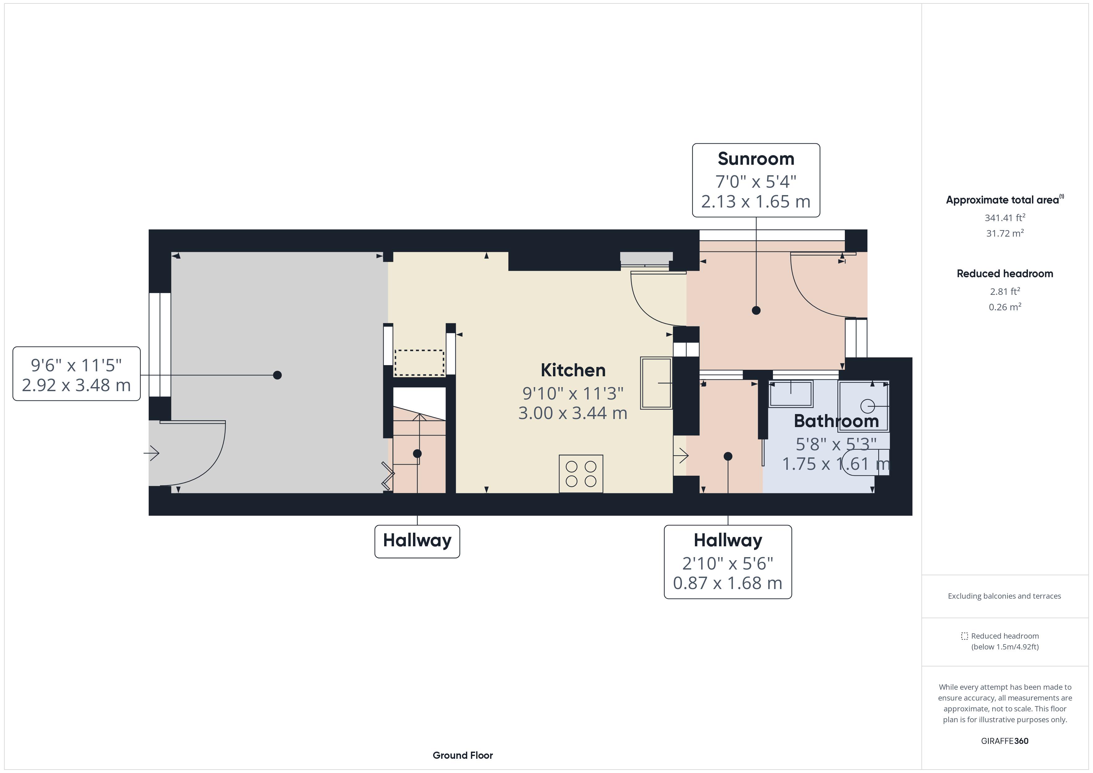 2 bed house for sale in Castle Street, Rochester - Property Floorplan