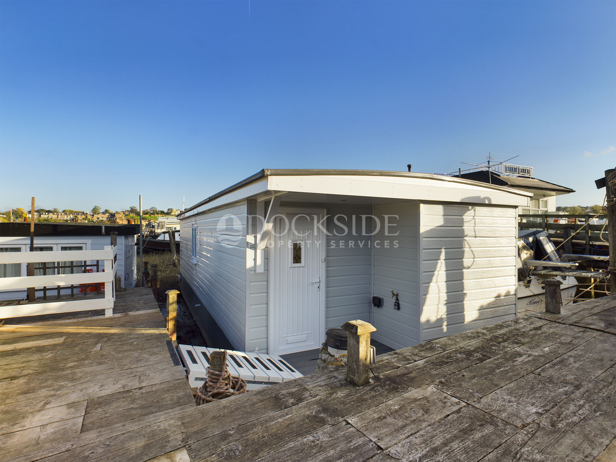 2 bed house boat for sale in Castle View  Marina, Rochester, ME2 