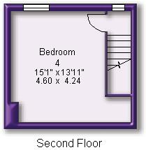 4 bed terraced house to rent in Hawthorn Road, Hale - Property Floorplan