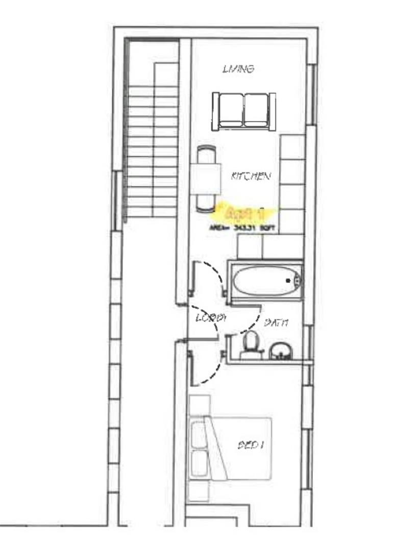 1 bed apartment to rent in Cottesmore Gardens, Altrincham - Property Floorplan