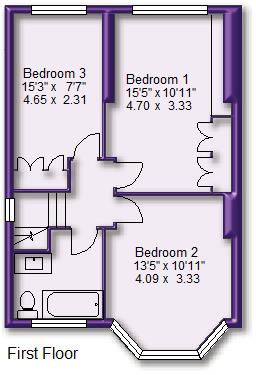3 bed semi-detached house to rent in Arderne Road, Altrincham - Property Floorplan