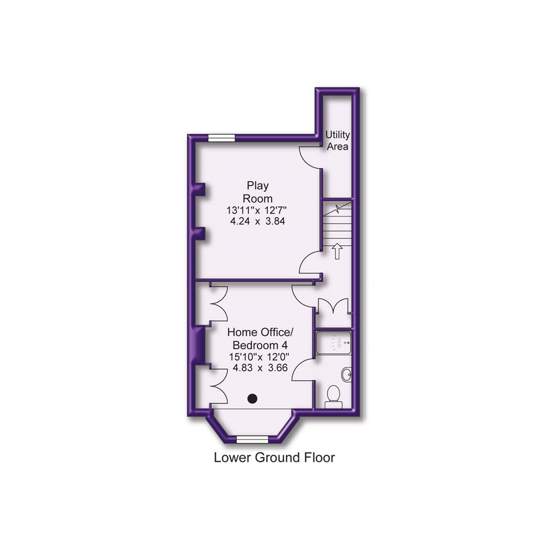 4 bed semi-detached house for sale in Navigation Road, Altrincham - Property Floorplan