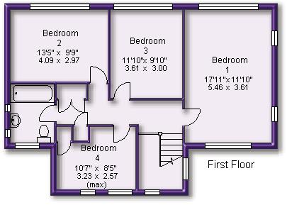 4 bed detached house to rent in Carrwood, Hale Barns - Property Floorplan