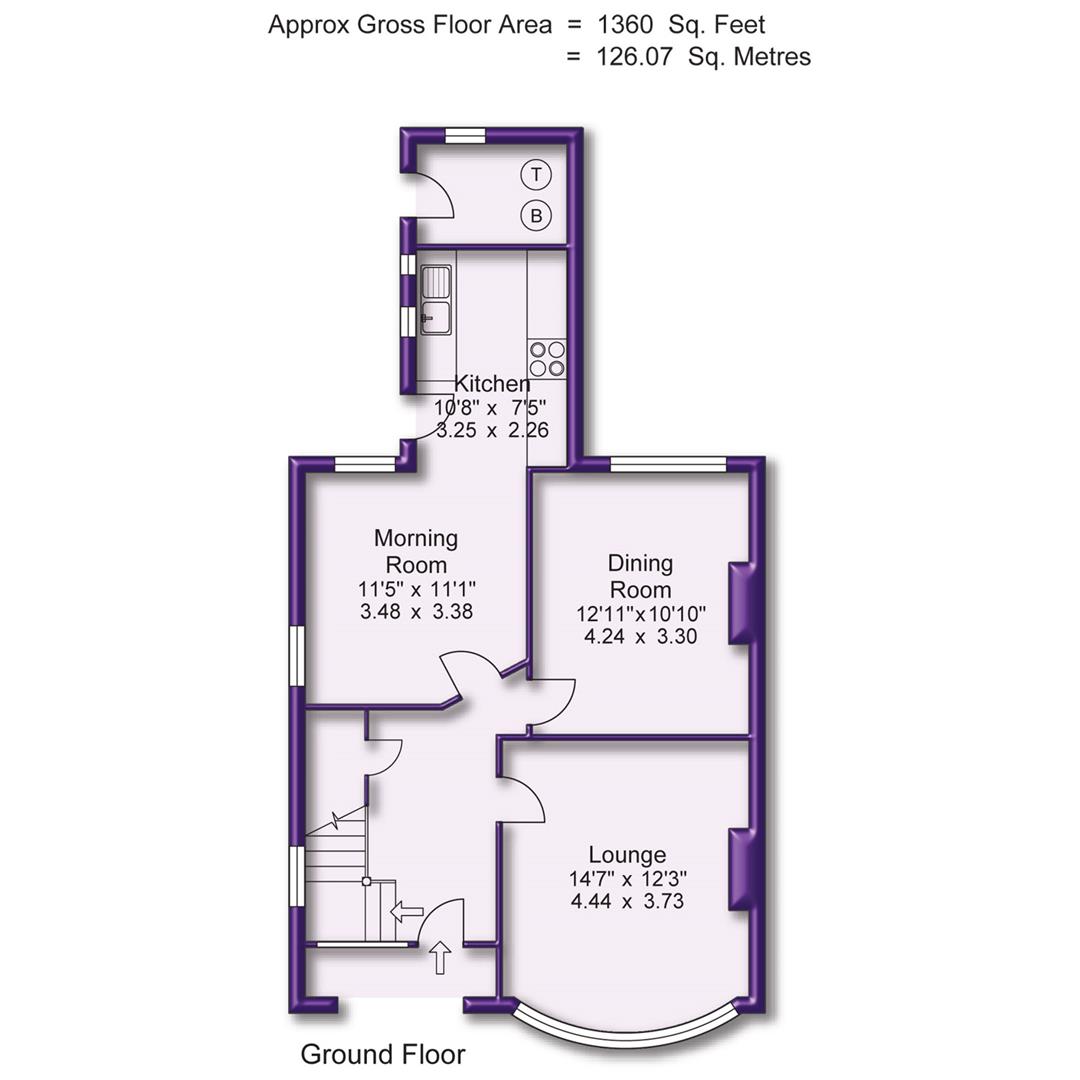 4 bed semi-detached house for sale in Glenthorn Grove, Sale - Property Floorplan