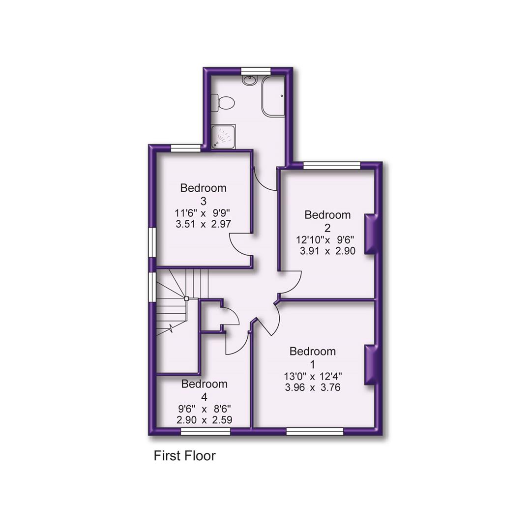 4 bed semi-detached house for sale in Glenthorn Grove, Sale - Property Floorplan