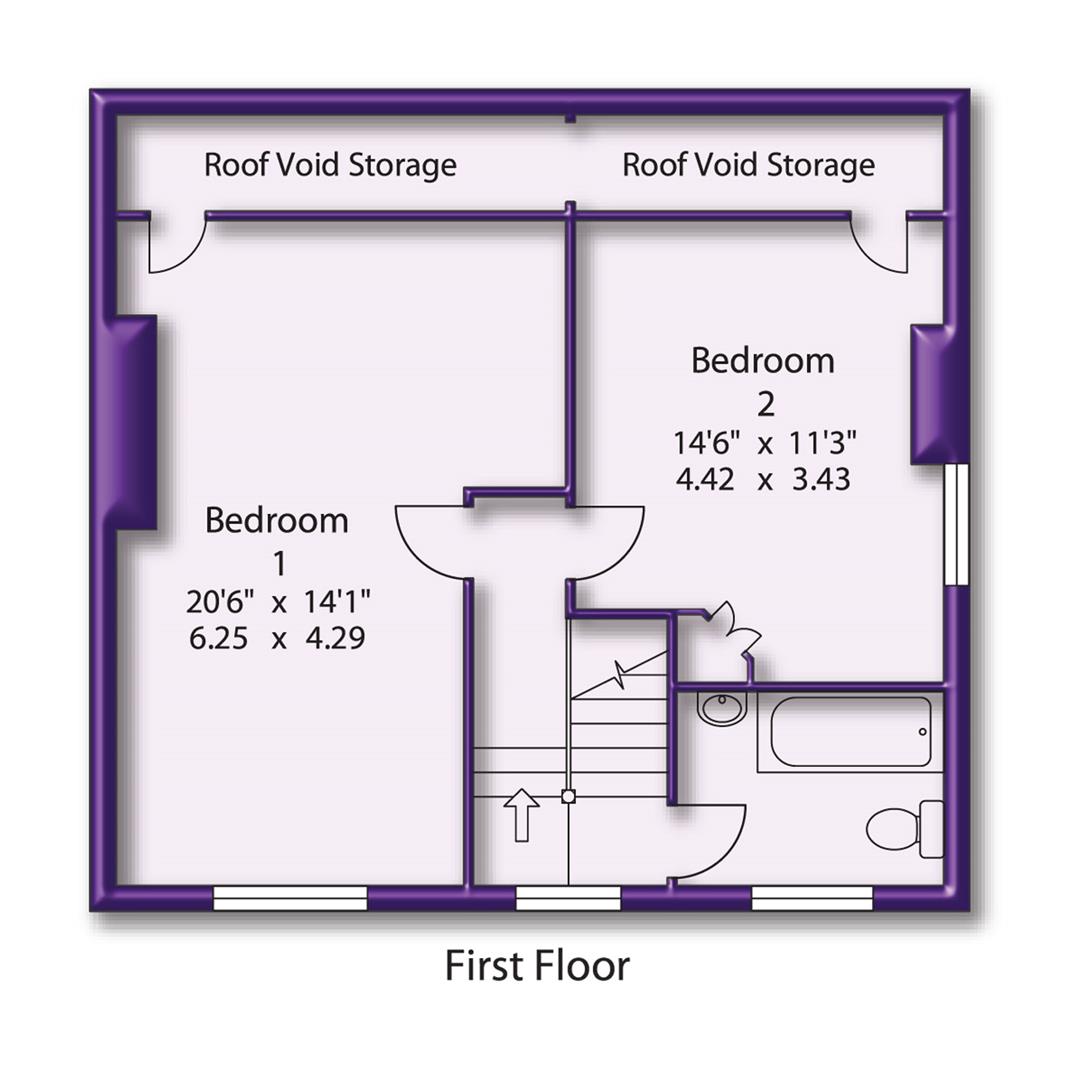 3 bed semi-detached house for sale in Acacia Avenue, Altrincham - Property Floorplan
