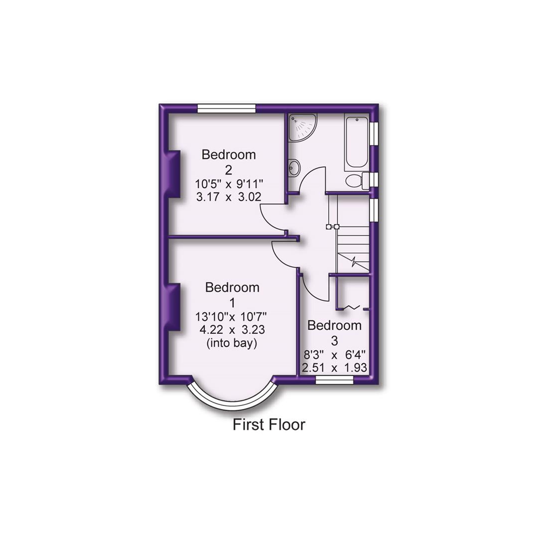 3 bed semi-detached house for sale in Conway Road, Sale - Property Floorplan
