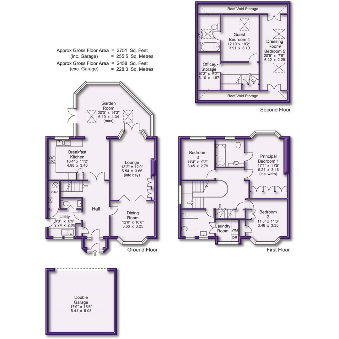 4 bed semi-detached house for sale in East Downs Road, Altrincham - Property Floorplan