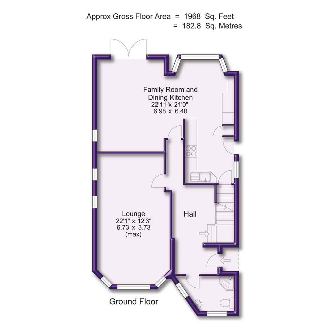 4 bed detached house for sale in Bankhall Lane, Altrincham - Property Floorplan