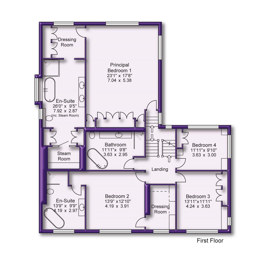 5 bed detached house for sale in Carrwood, Altrincham - Property Floorplan