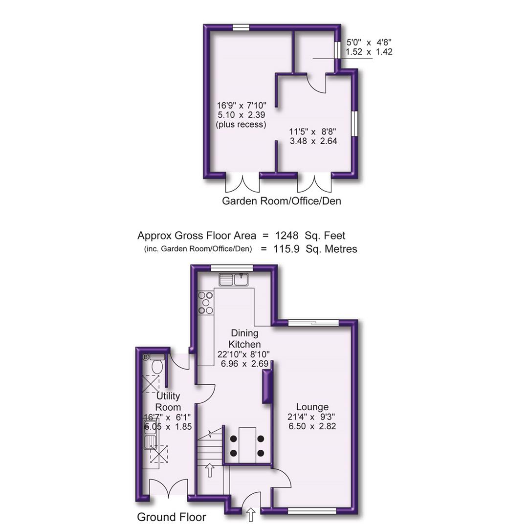 3 bed semi-detached house for sale in Glebelands Road, Sale - Property Floorplan