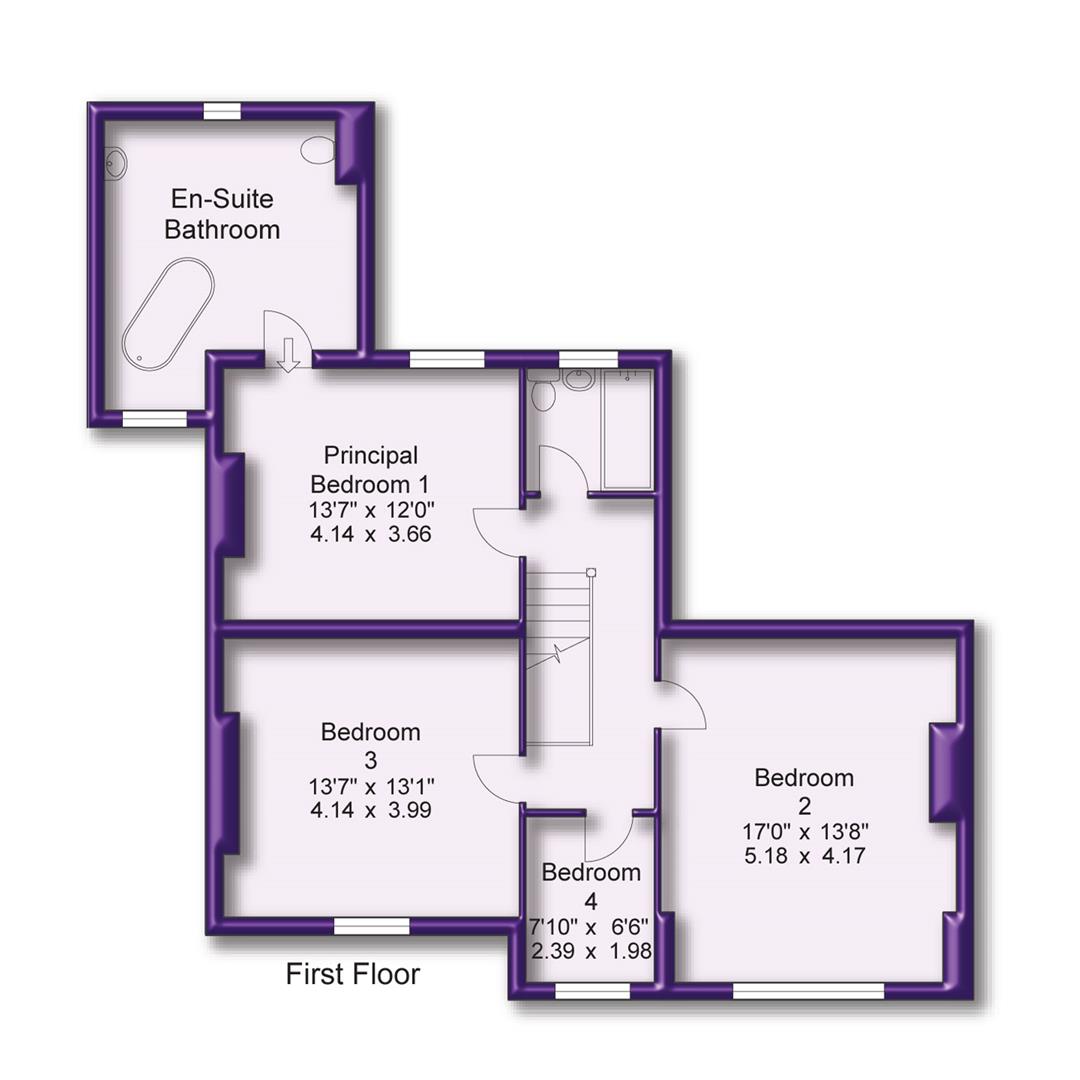 5 bed semi-detached house for sale in Higher Downs, Cheshire - Property Floorplan