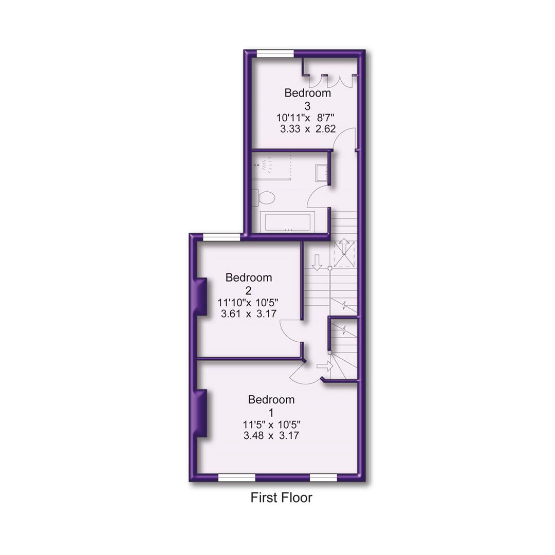 4 bed semi-detached house for sale in Heyes Lane, Altrincham - Property Floorplan